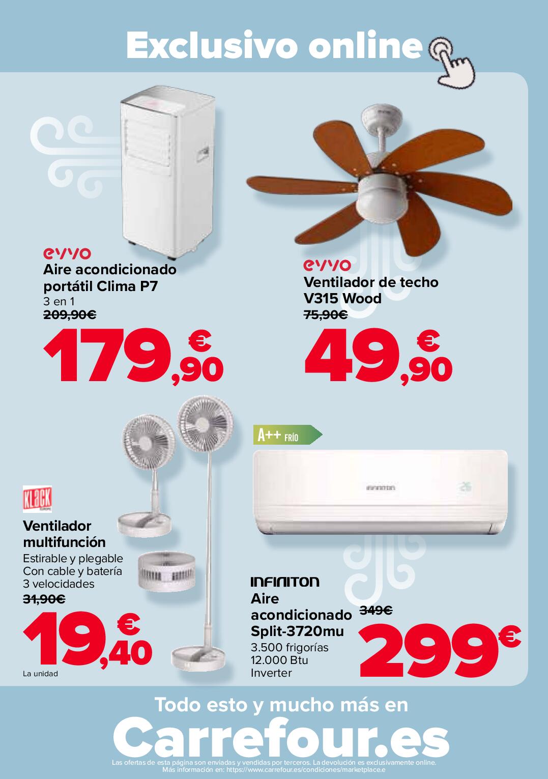 Ofertas aire acondicionado Carrefour. Página 13
