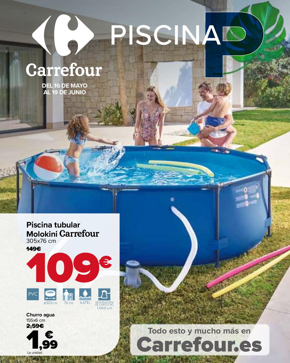 Piscinas Carrefour. Página 01