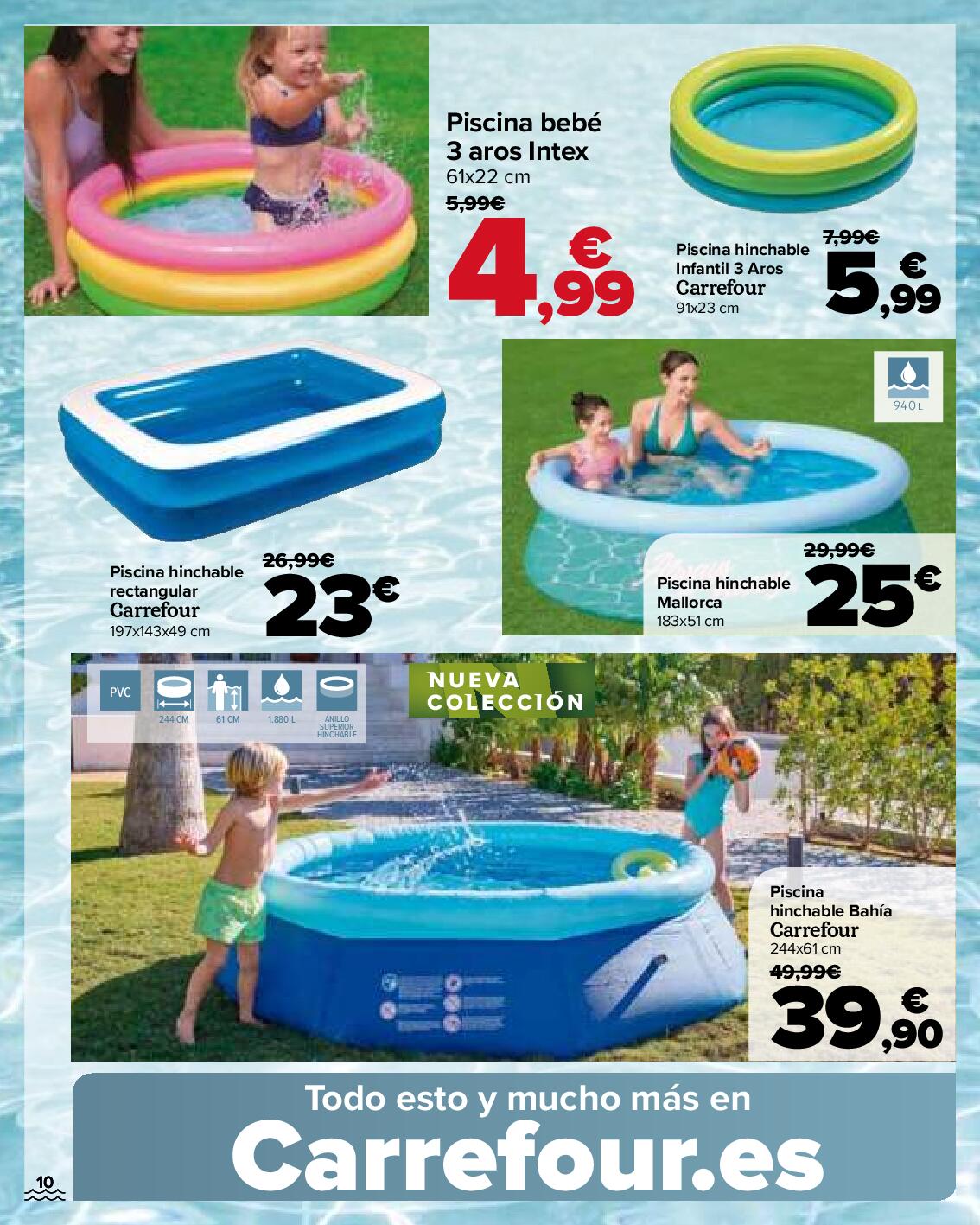 Piscinas Carrefour. Página 10
