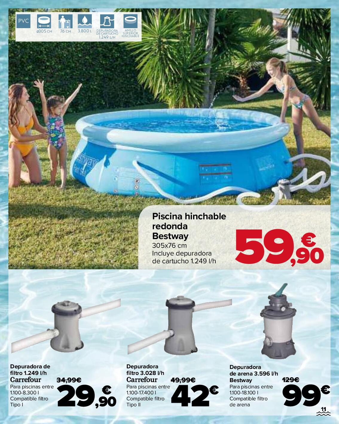 Piscinas Carrefour. Página 11