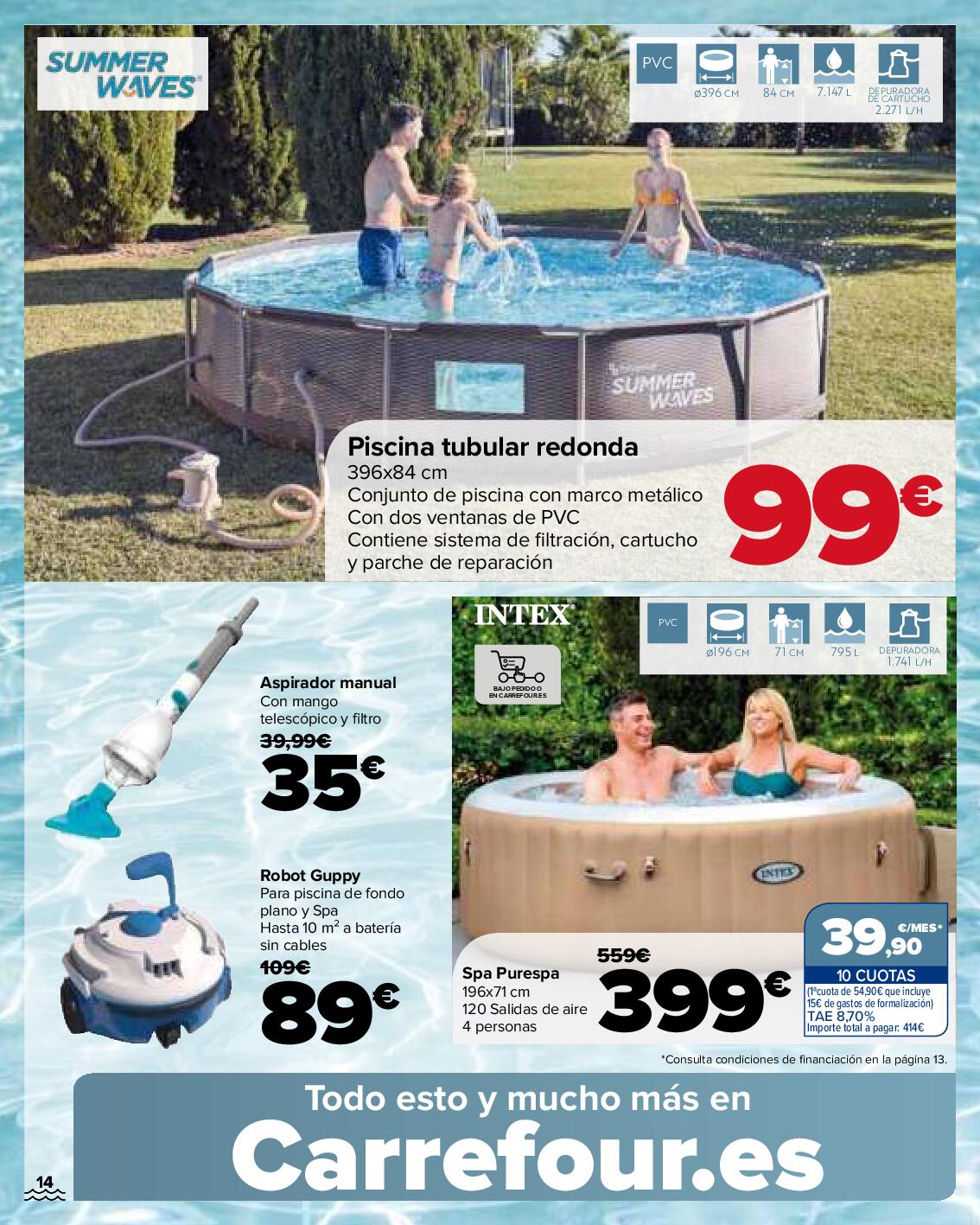 Piscinas Carrefour. Página 14