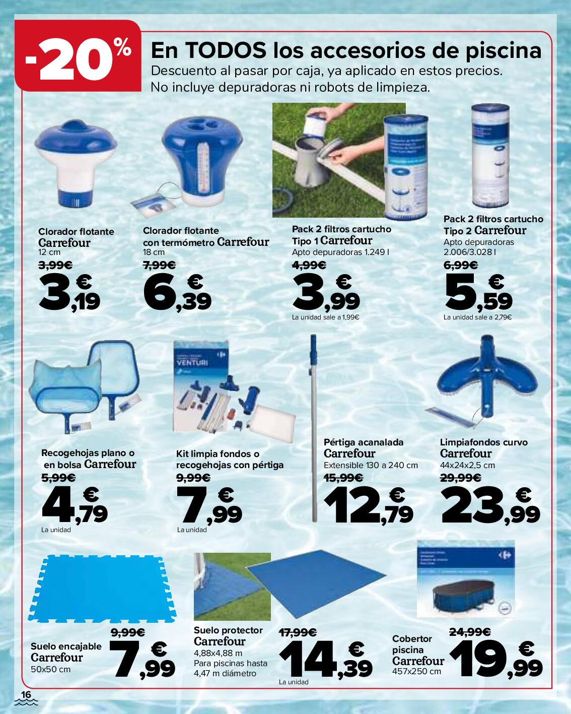 Piscinas Carrefour. Página 16