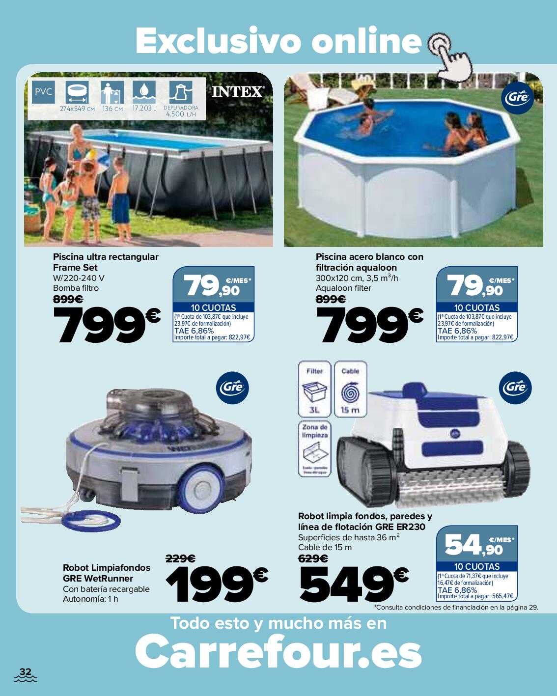 Piscinas Carrefour. Página 32