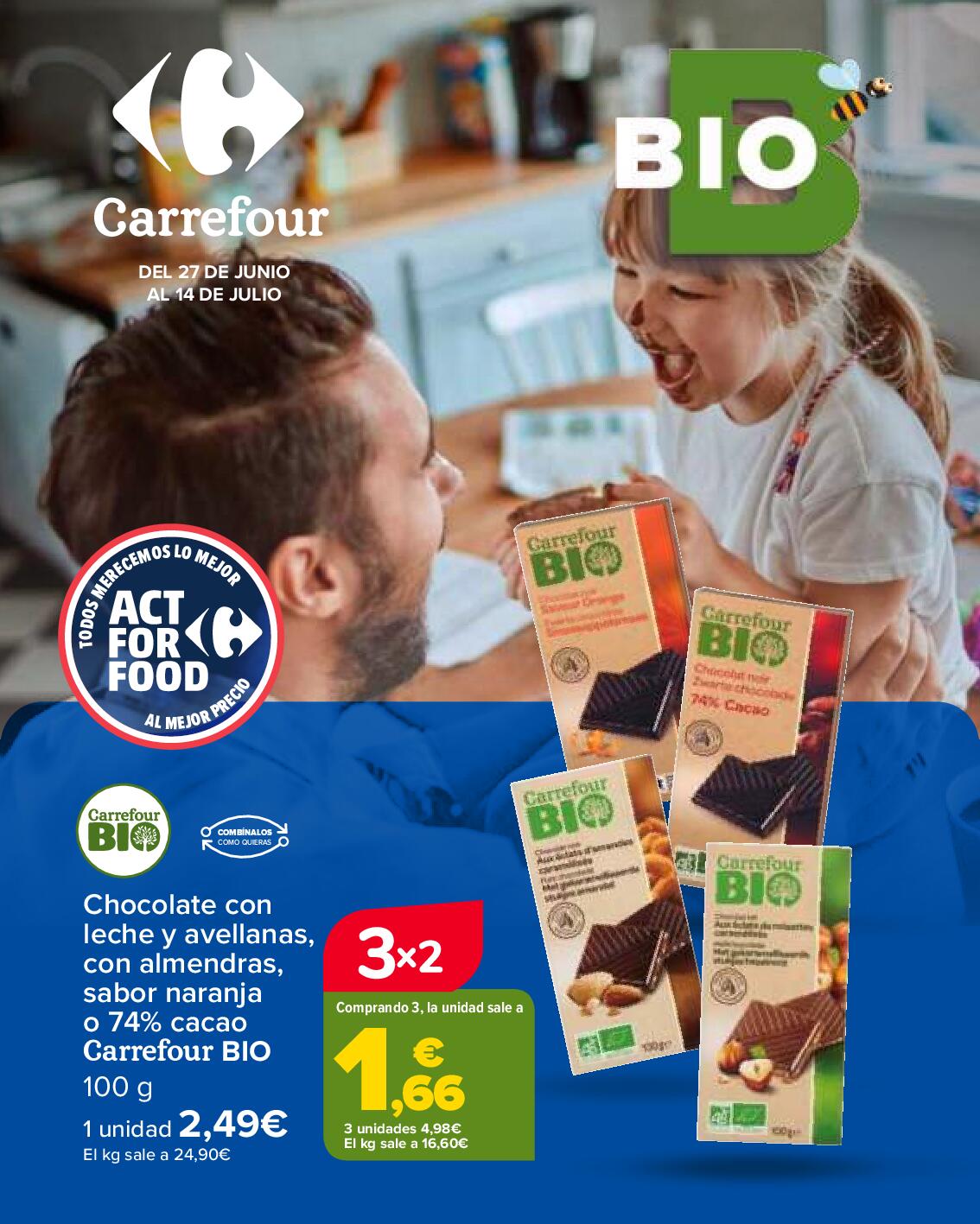 Productos bio Carrefour. Página 01