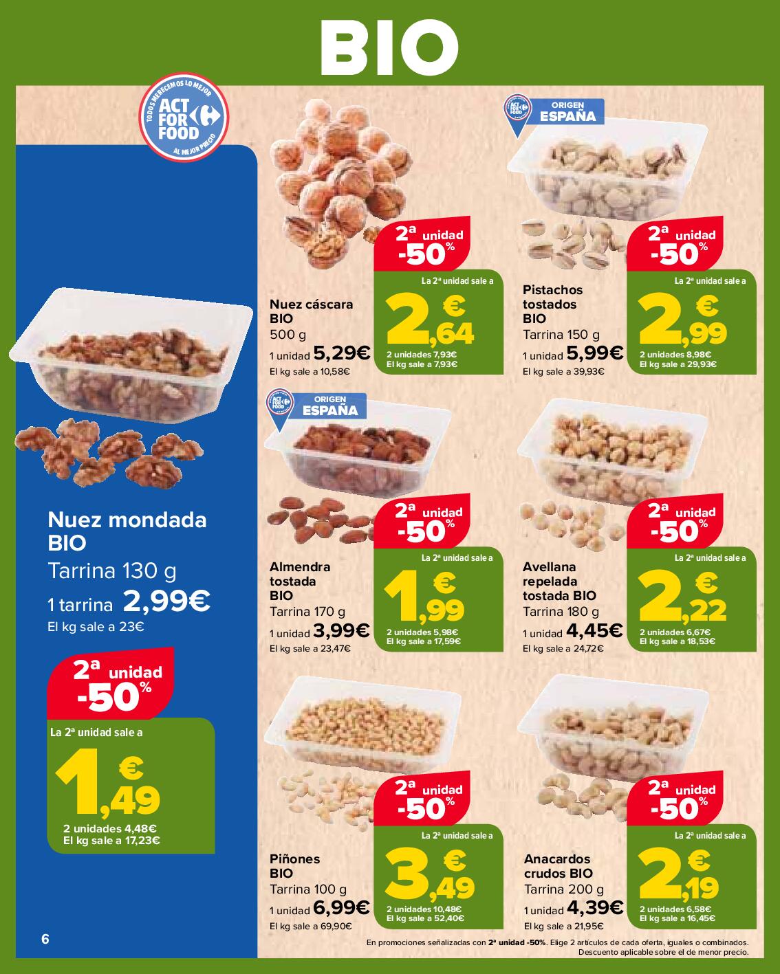 Productos bio Carrefour. Página 06