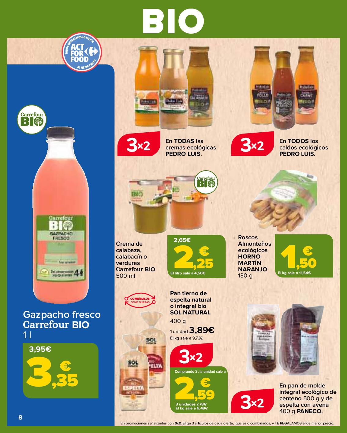 Productos bio Carrefour. Página 08