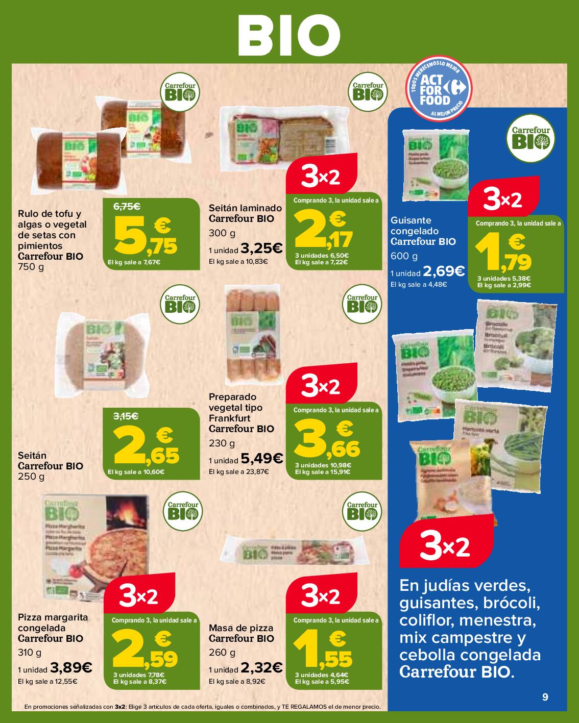 Productos bio Carrefour. Página 09