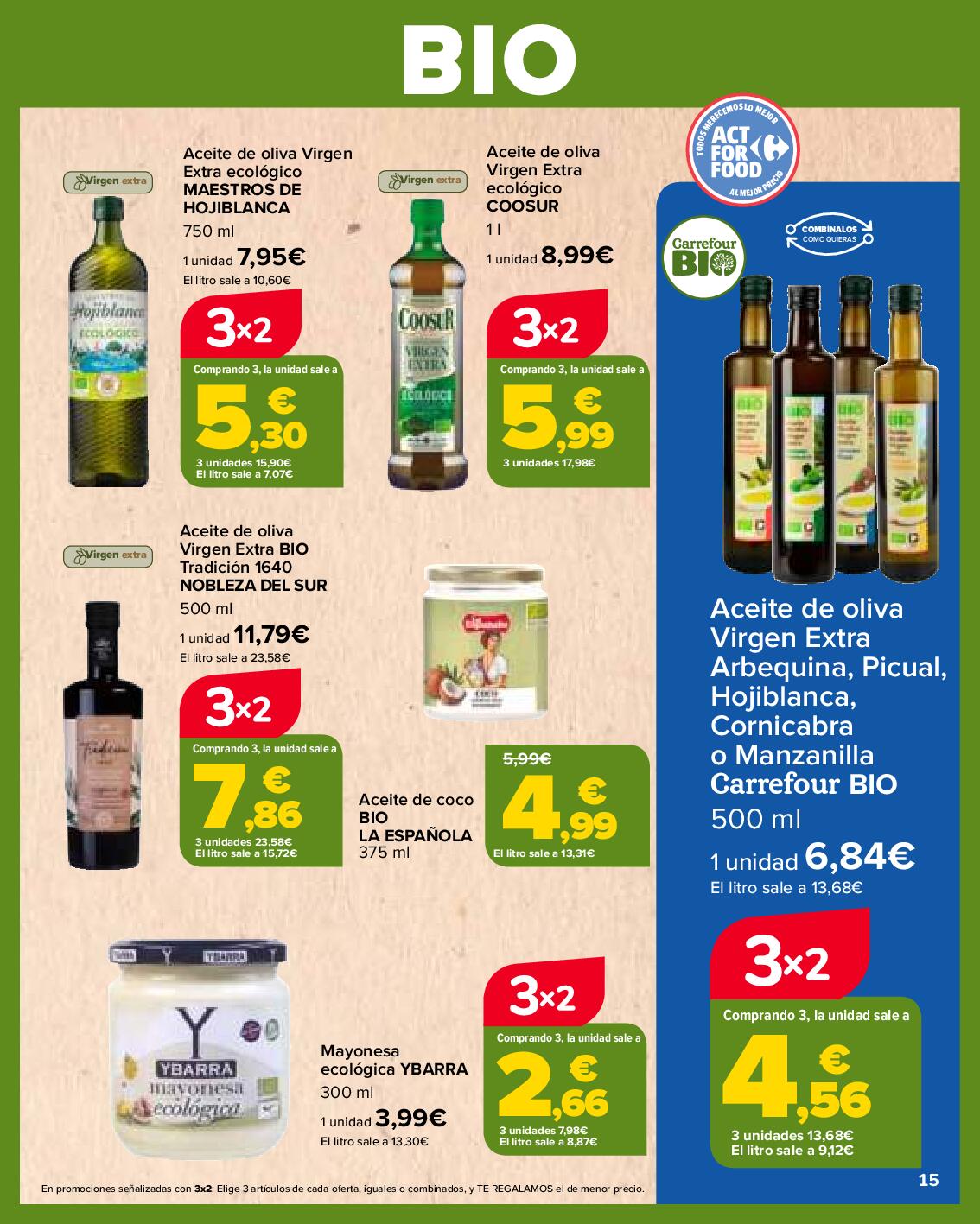 Productos bio Carrefour. Página 15