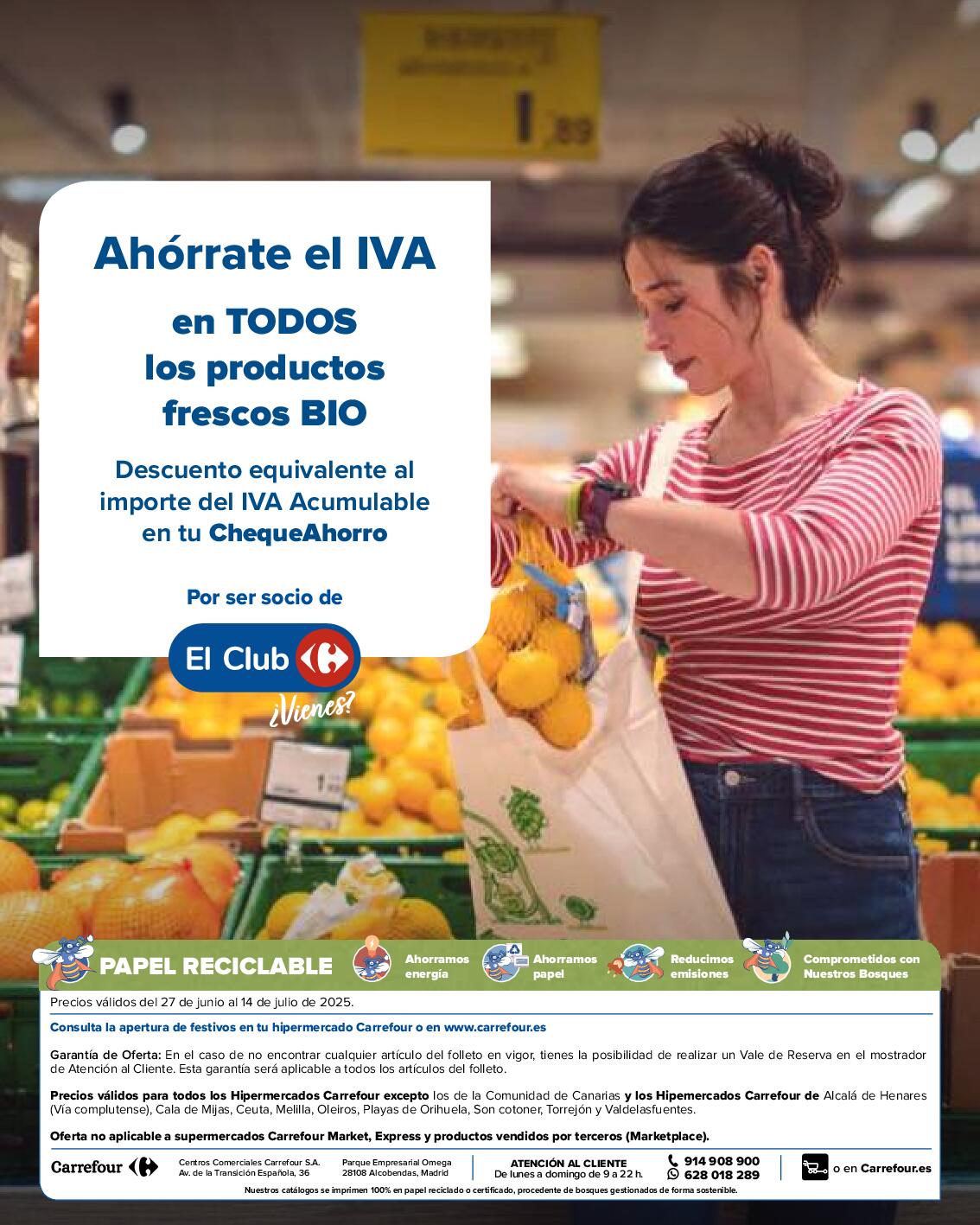 Productos bio Carrefour. Página 28