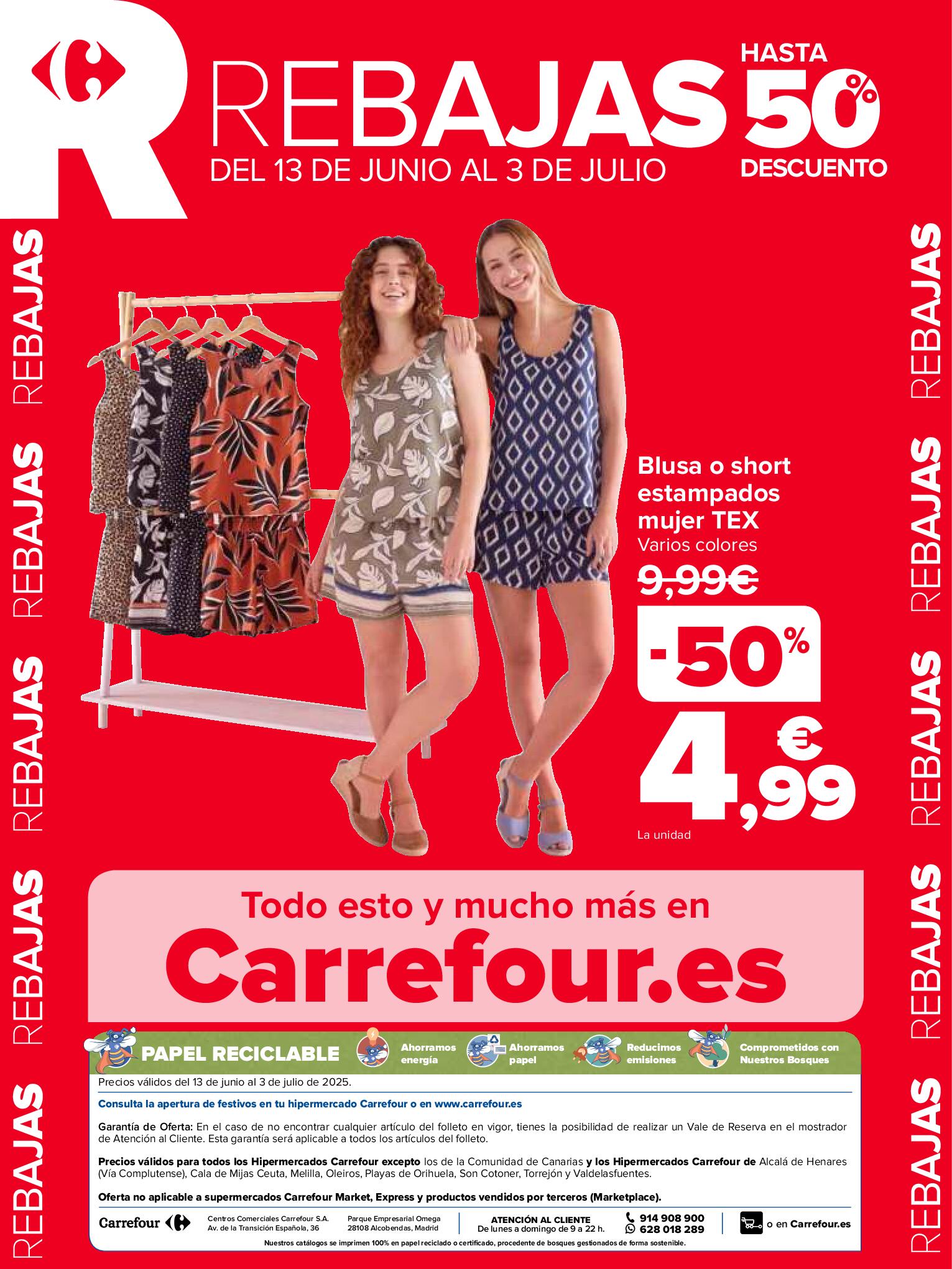 Rebajas hasta 50% Carrefour. Página 08