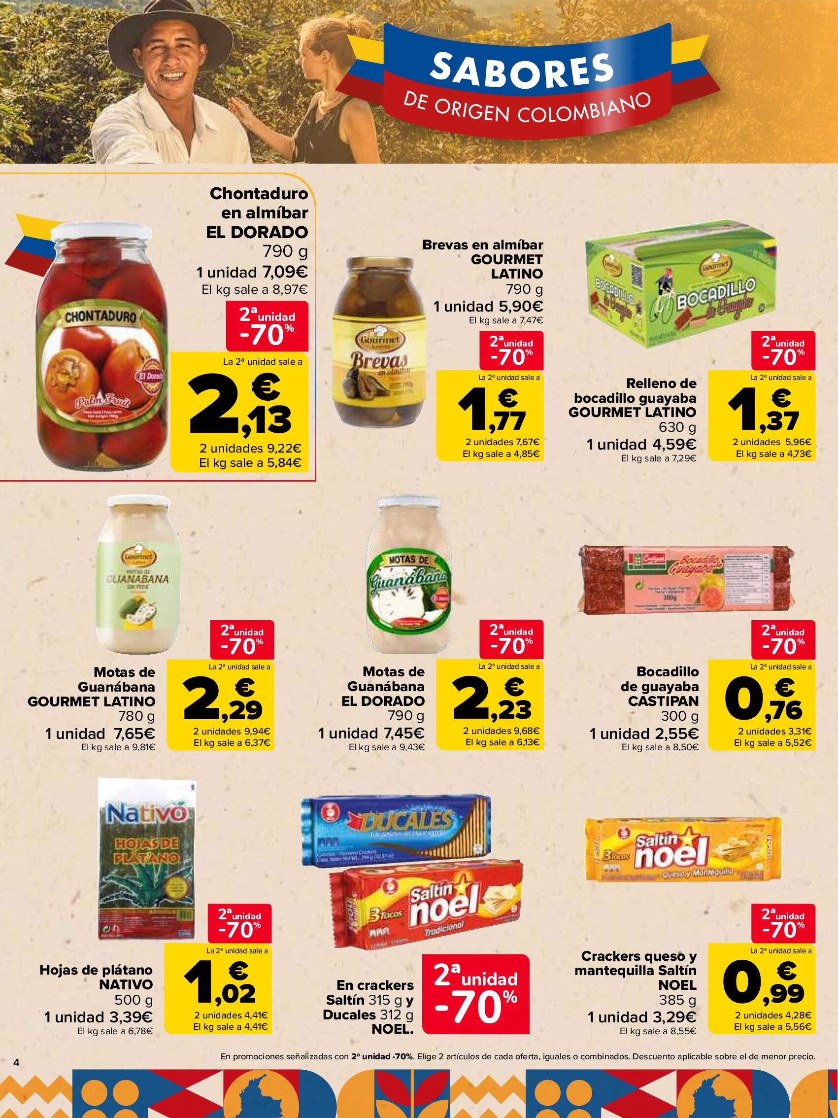 Sabores colombianos Carrefour. Página 04