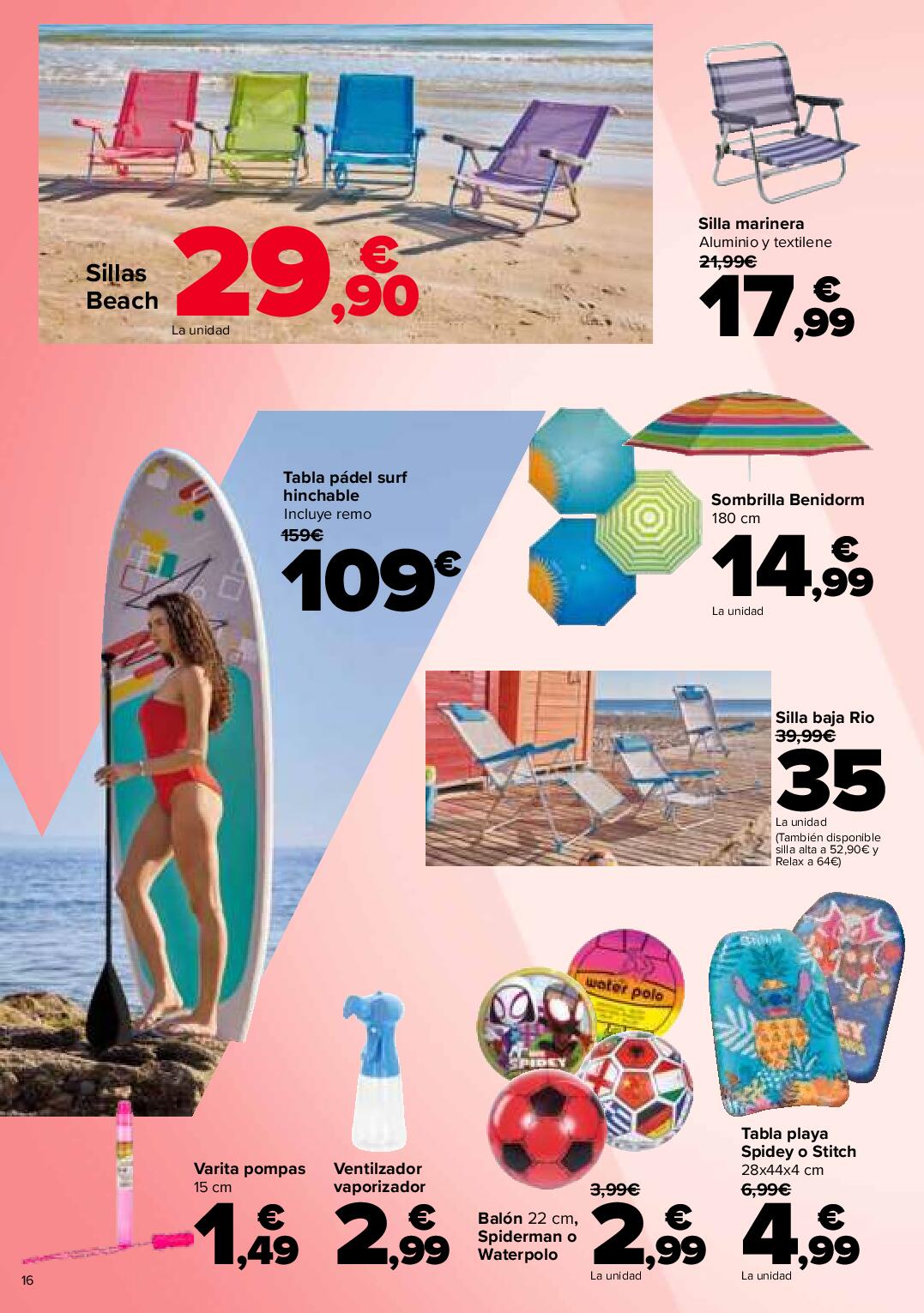 Verano: Ganas de buenos planes Carrefour. Página 16