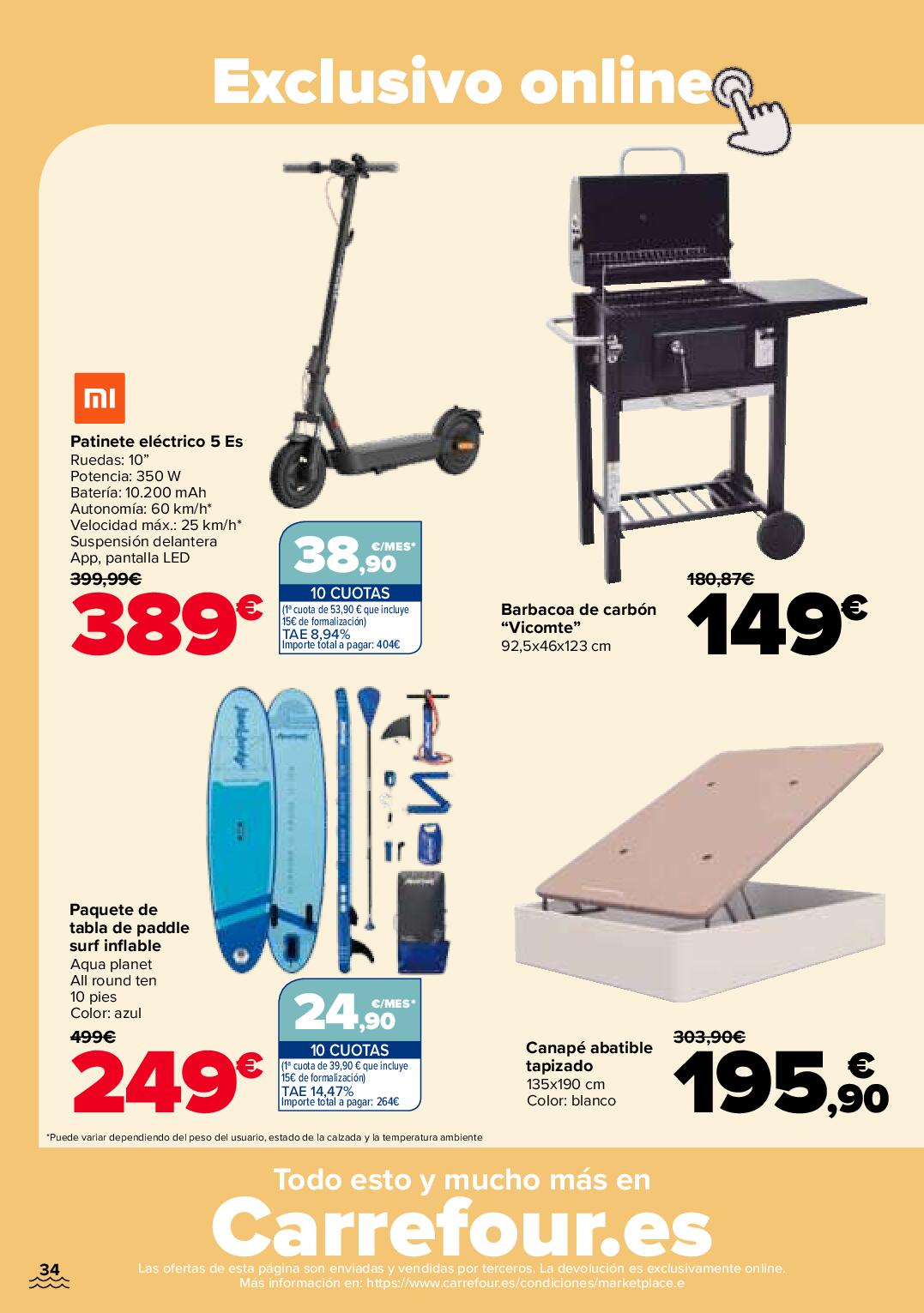 Verano: Ganas de buenos planes Carrefour. Página 34