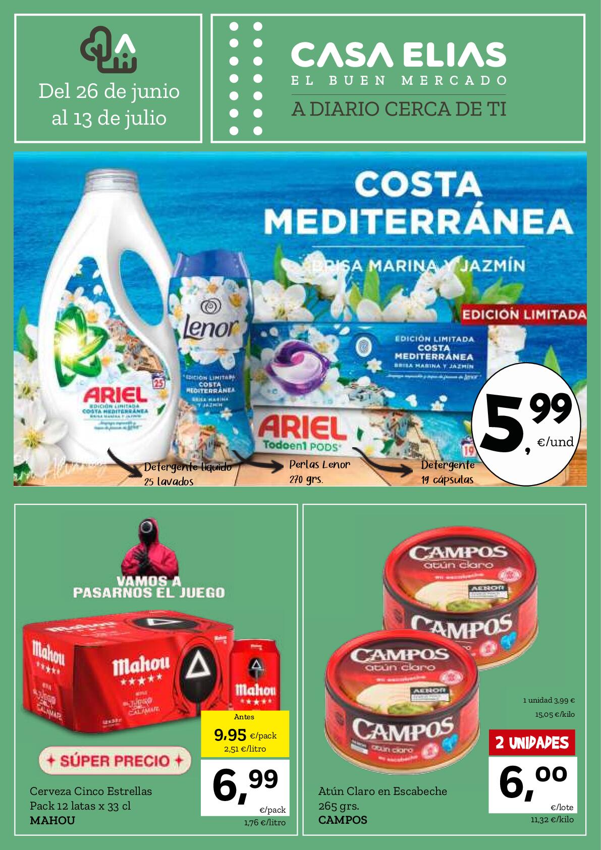 A diario cerca de ti Casa Elías. Página 01