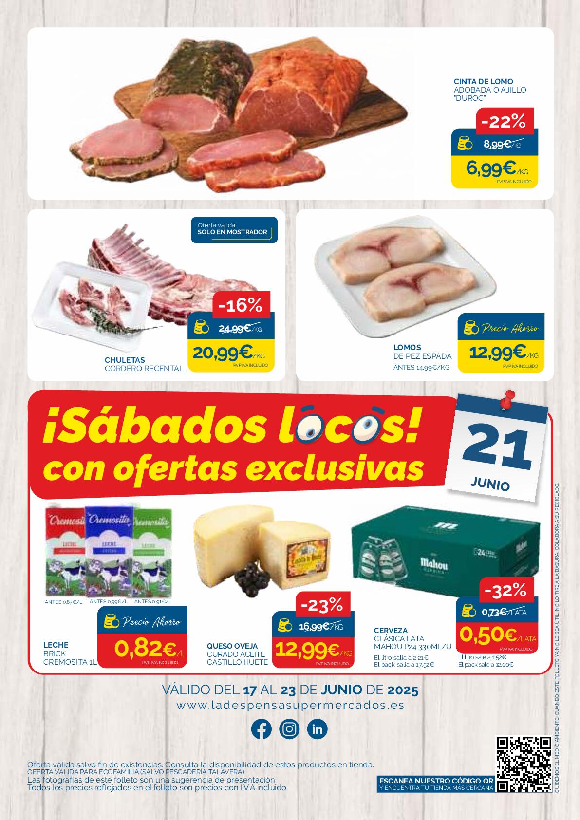 Folleto semanal Cash Ecofamilia. Página 04