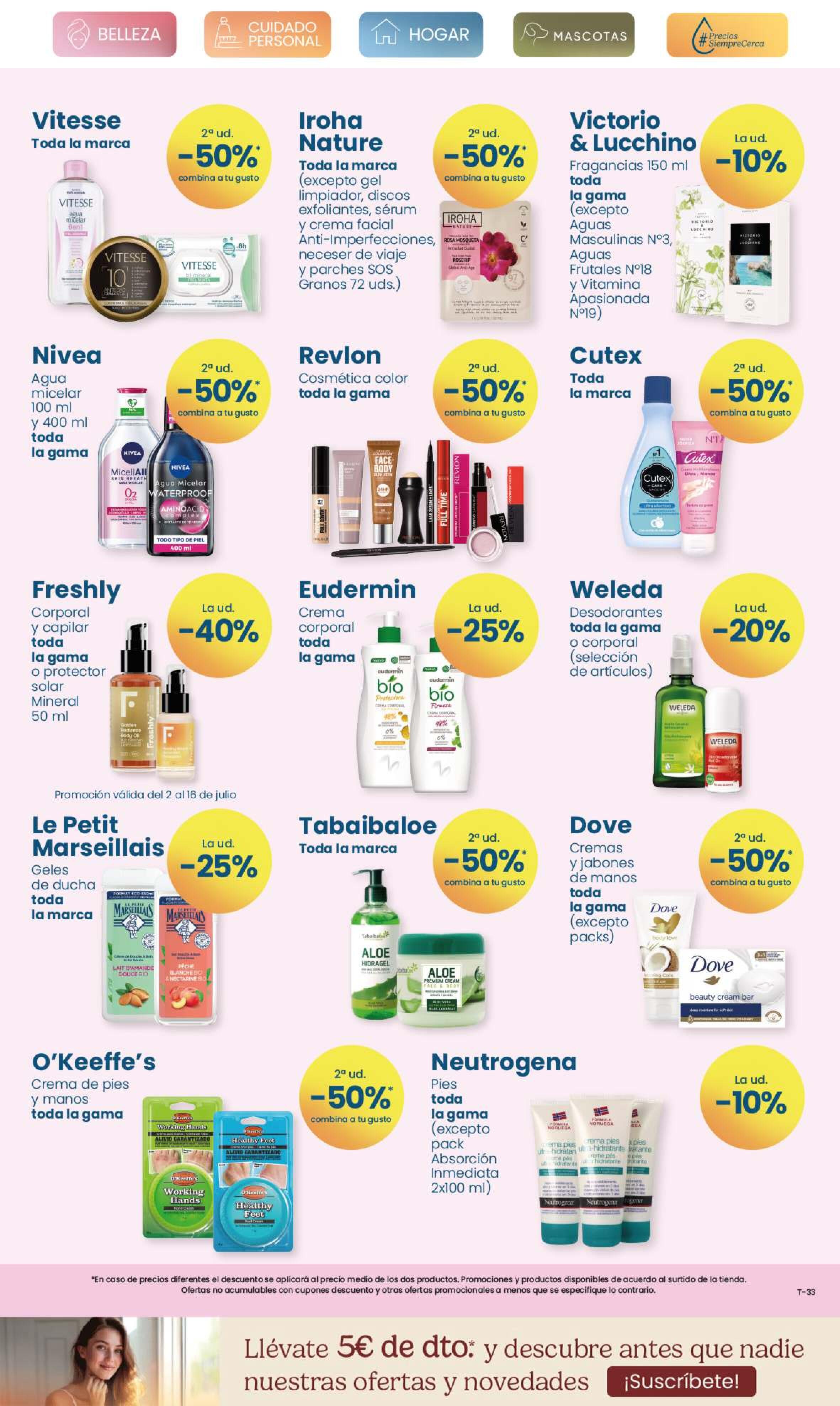 Ofertas del 2 al 22 de julio Clarel. Página 03