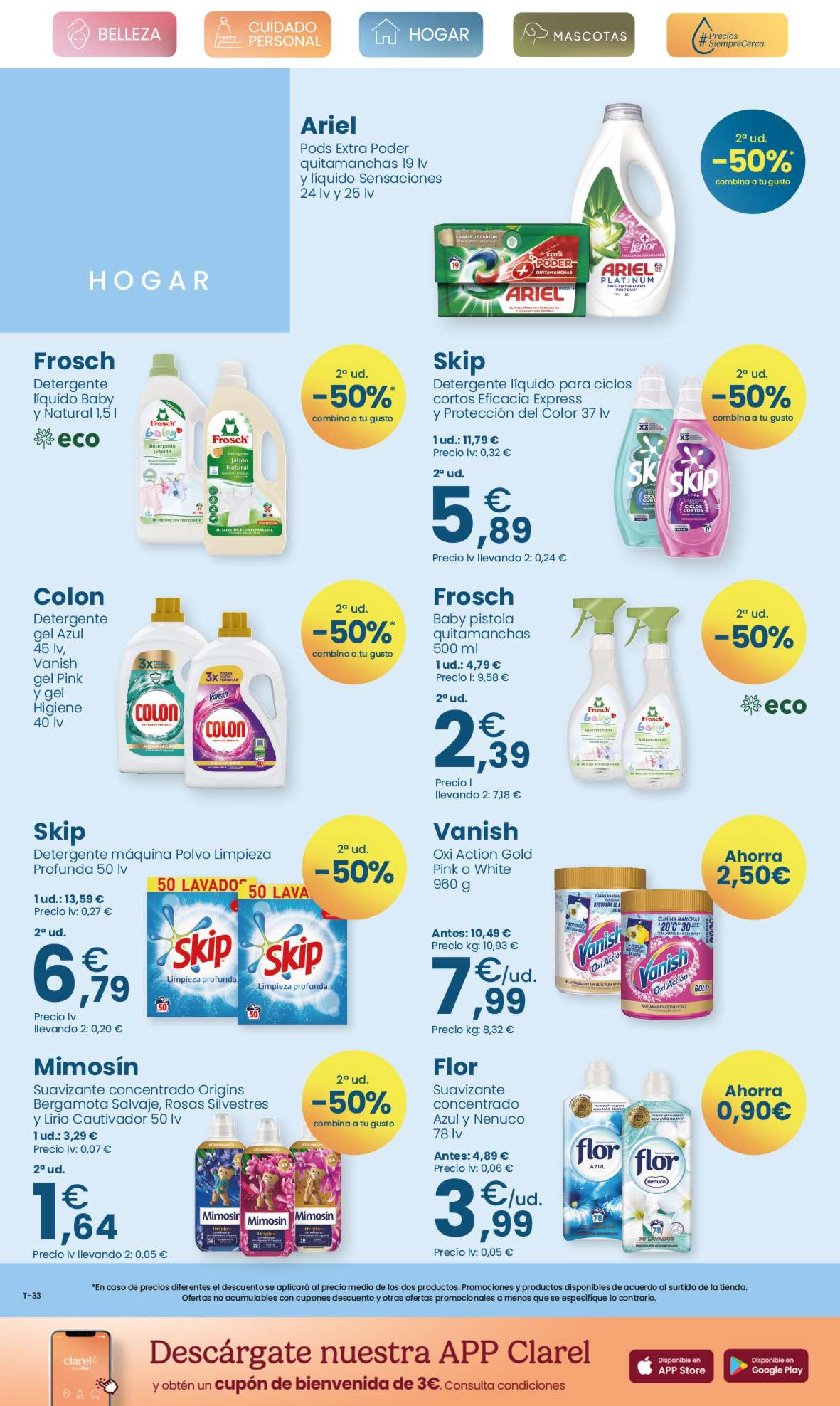 Ofertas del 2 al 22 de julio Clarel. Página 08