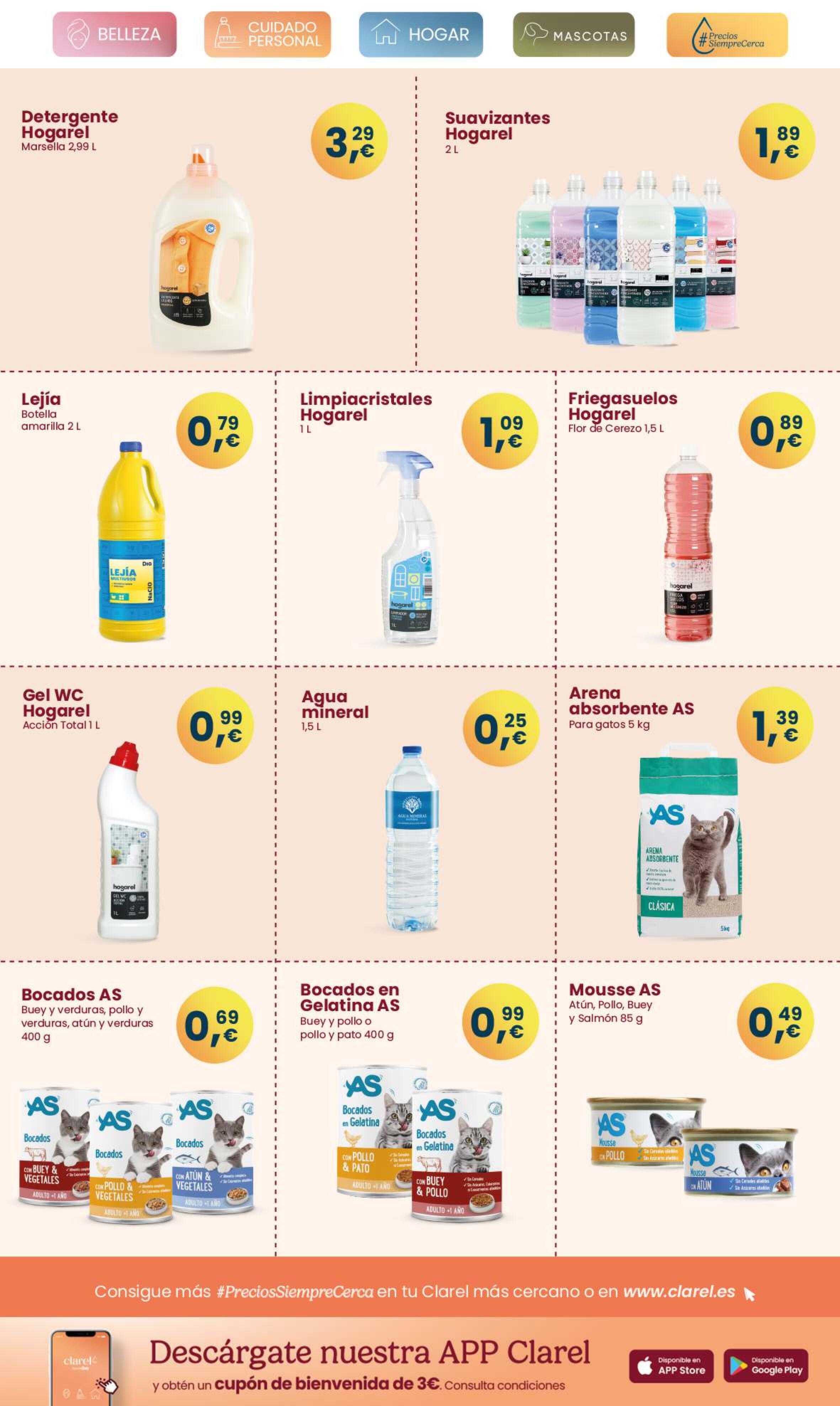 Ofertas del 2 al 22 de julio Clarel. Página 14