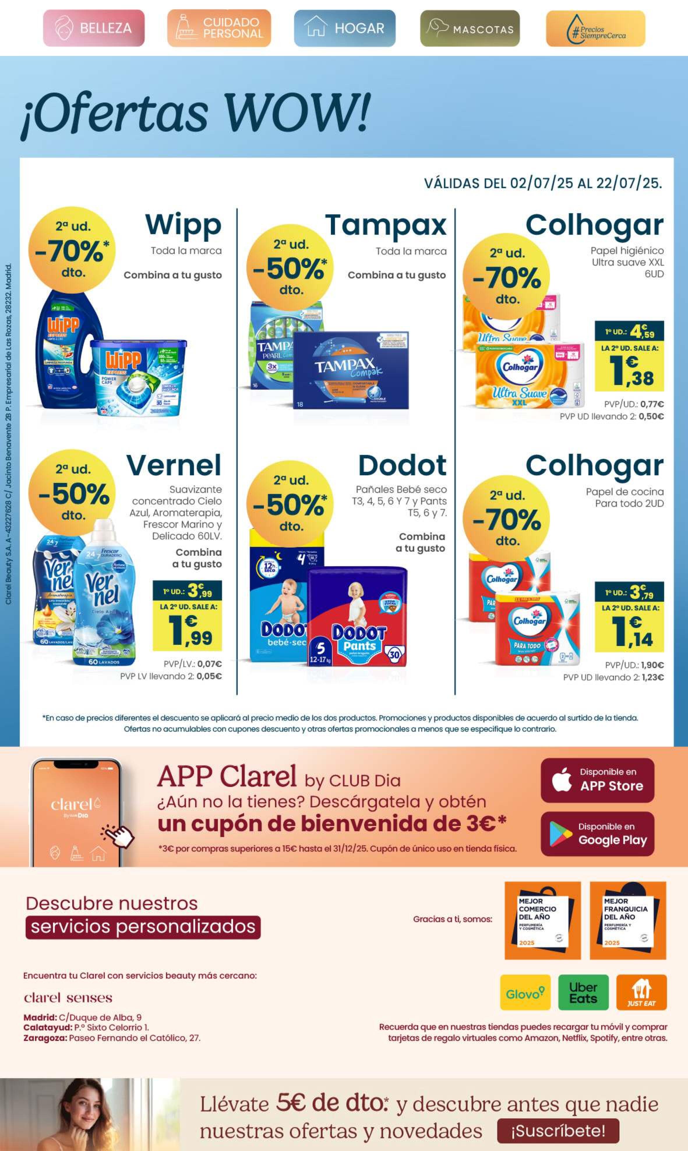 Ofertas del 2 al 22 de julio Clarel. Página 15
