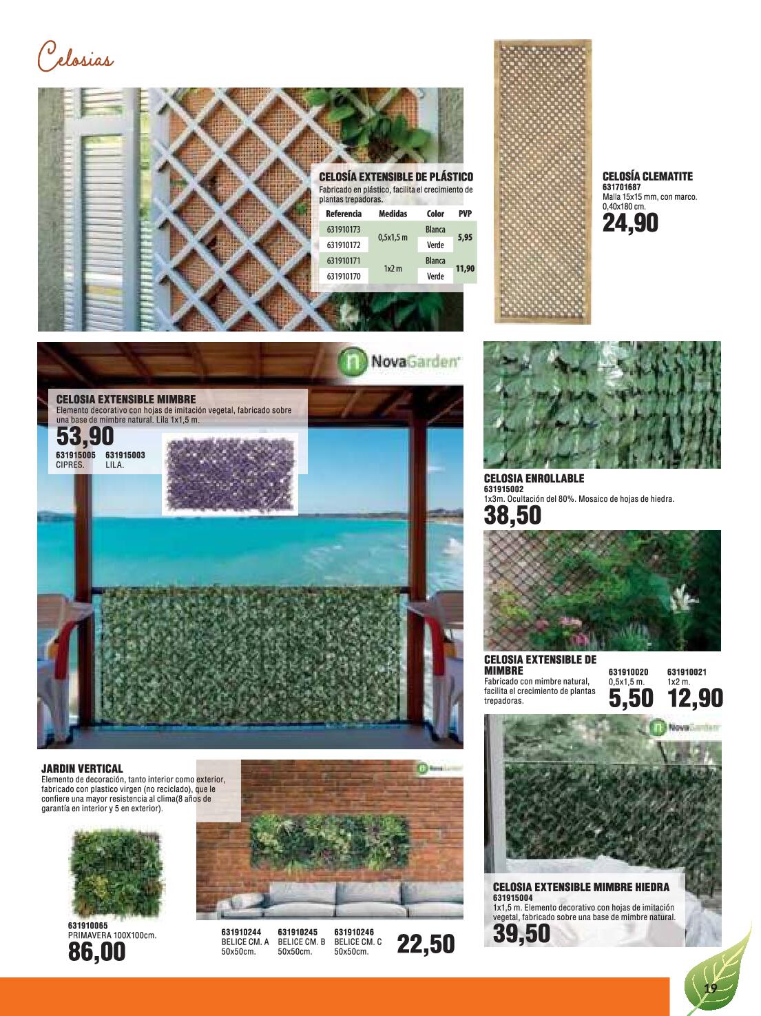 Catálogo Optimus jardín 2025 Coinfer. Página 19