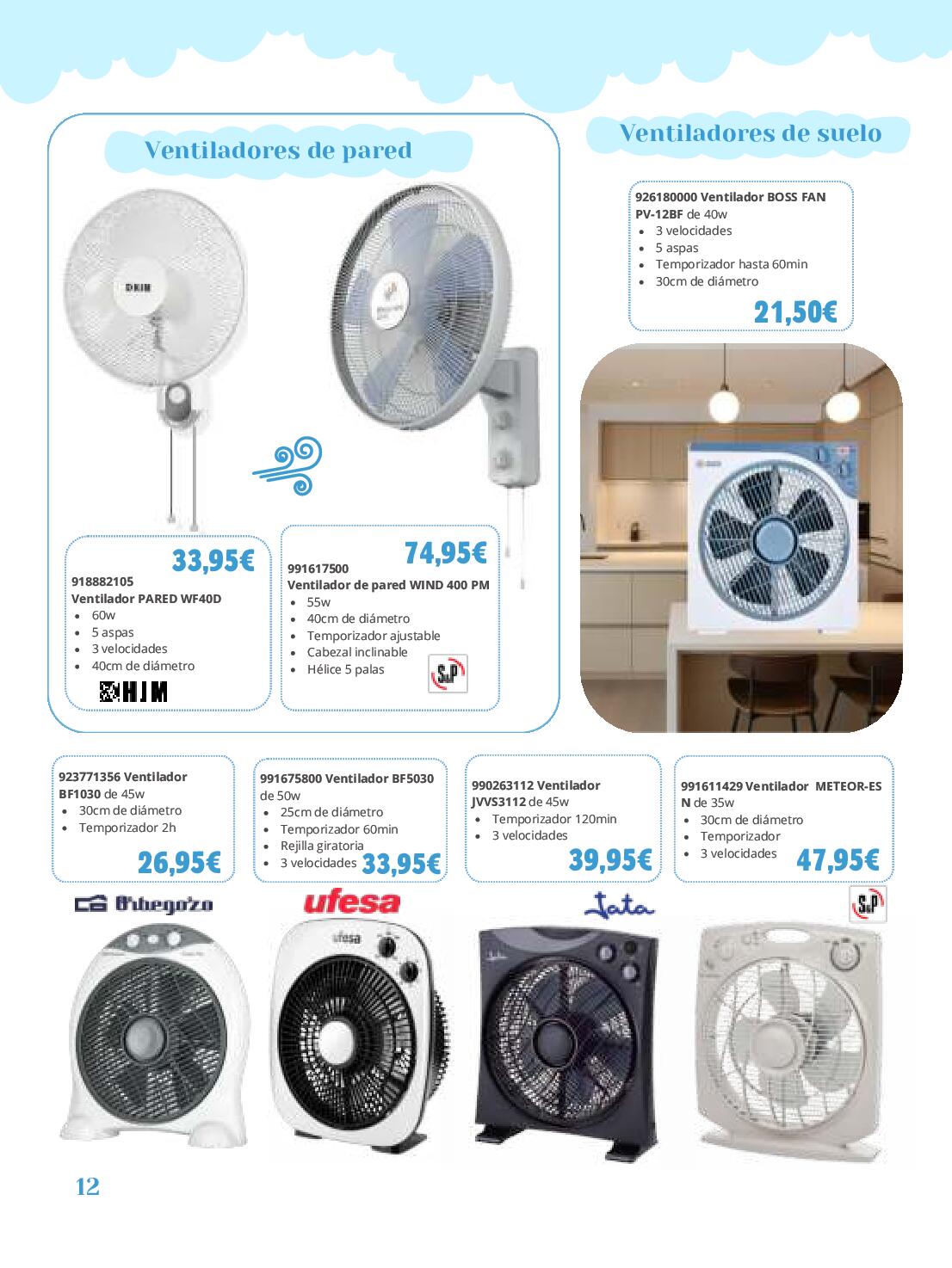 Catálogo ventilación Coinfer. Página 12