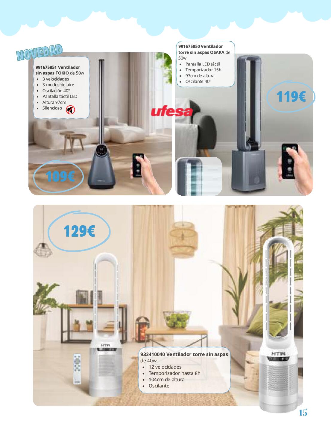 Catálogo ventilación Coinfer. Página 15