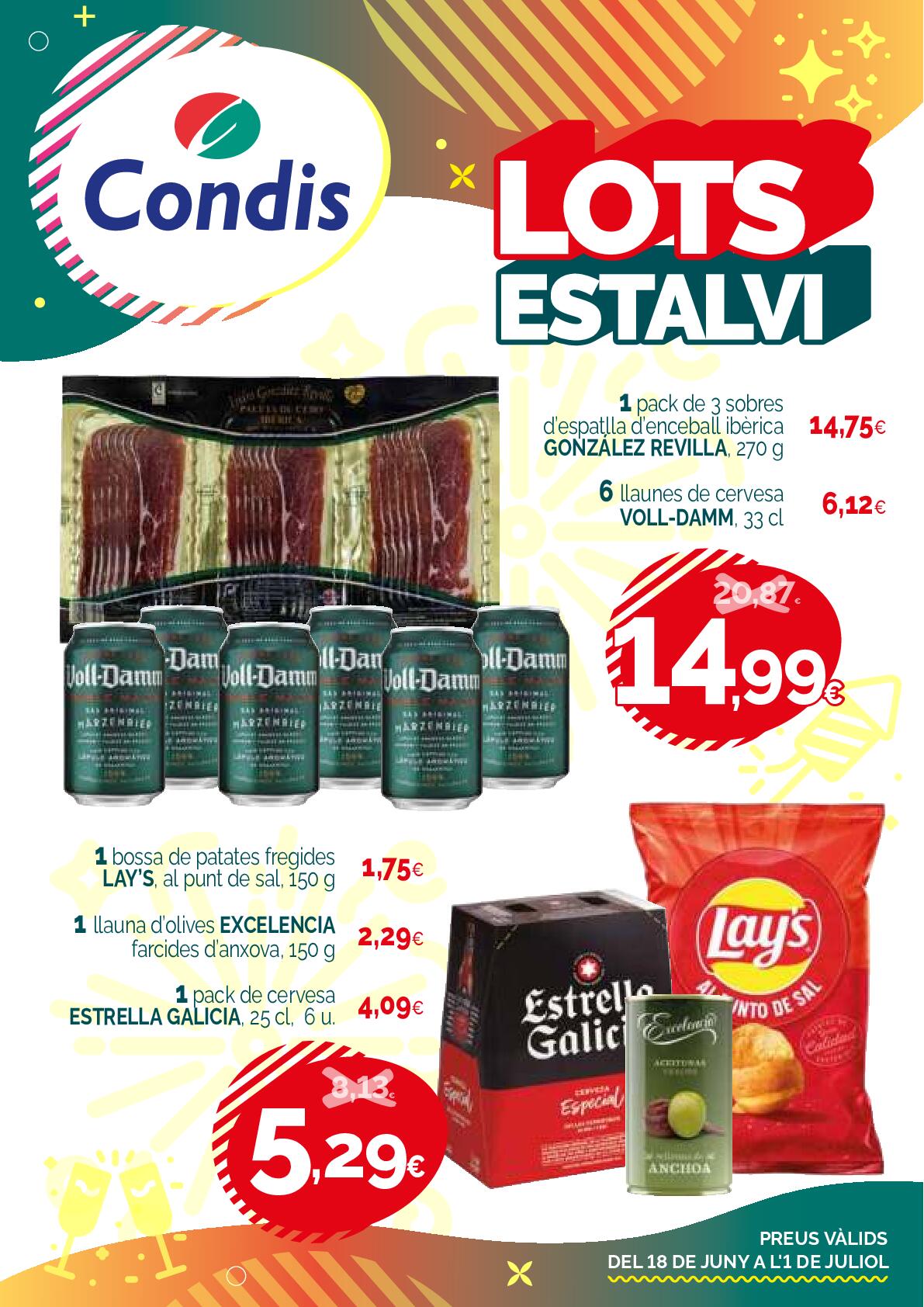 Lotes ahorro Condis. Página 01