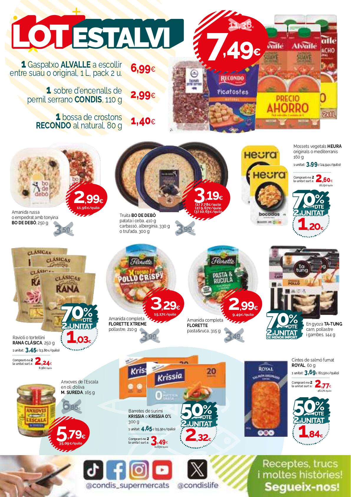 Lotes ahorro Condis. Página 07