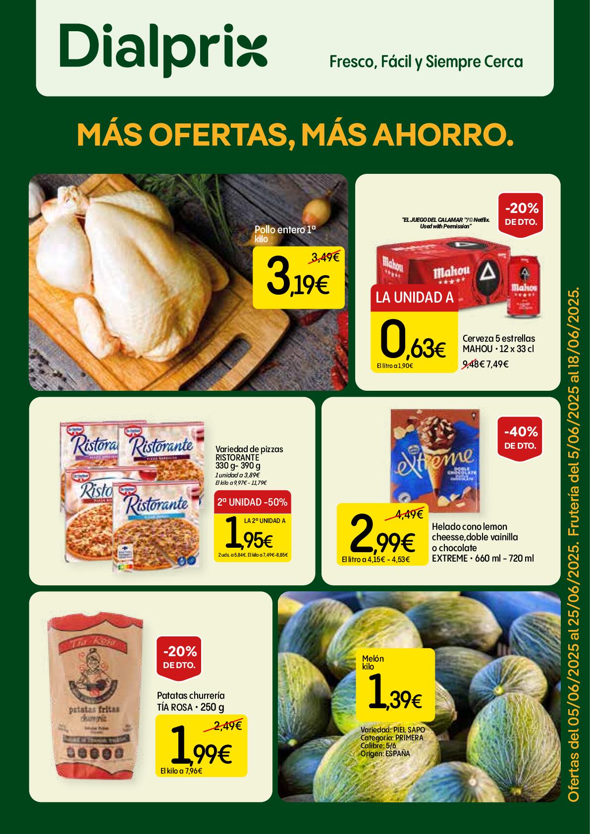 Ofertas alimentación Dialprix. Página 01