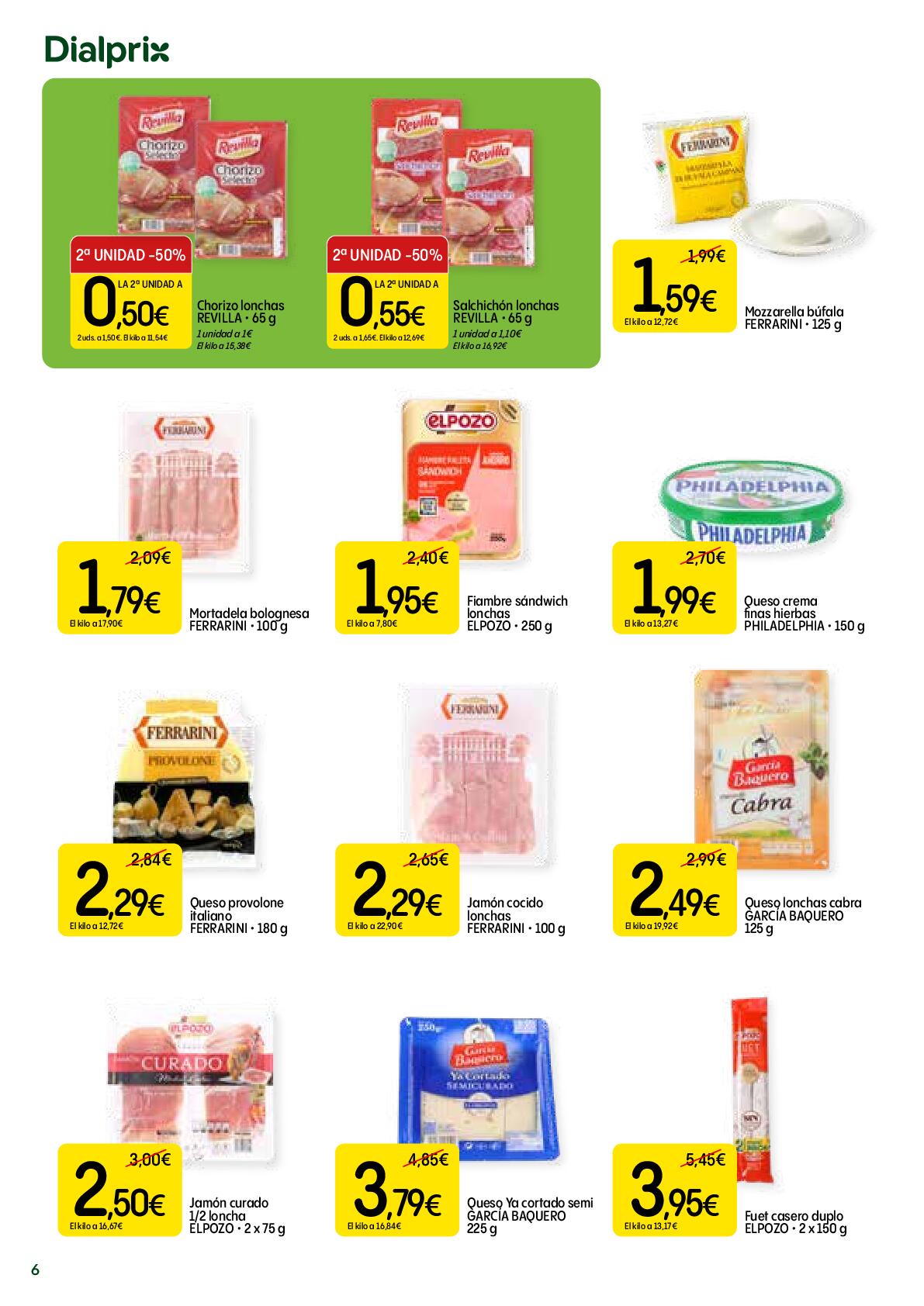 Ofertas alimentación Dialprix. Página 06