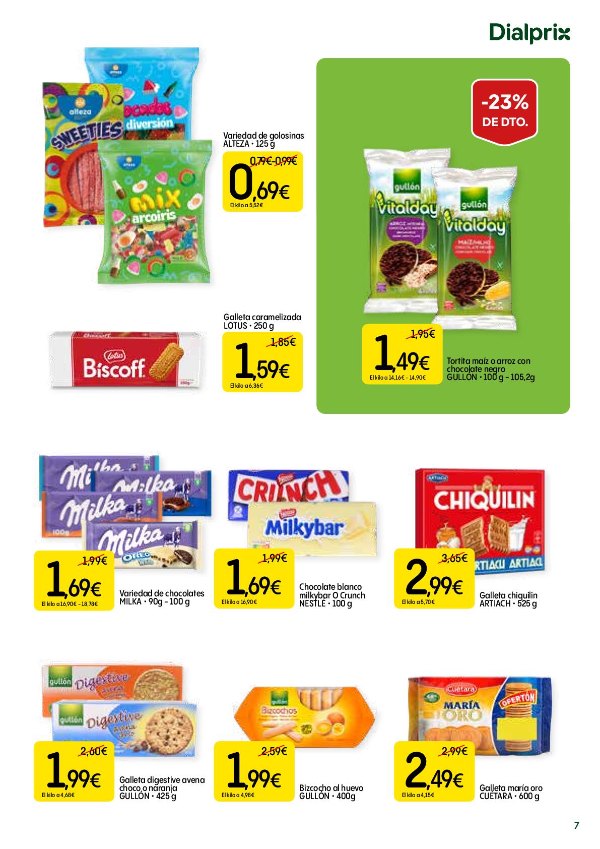Ofertas alimentación Dialprix. Página 07