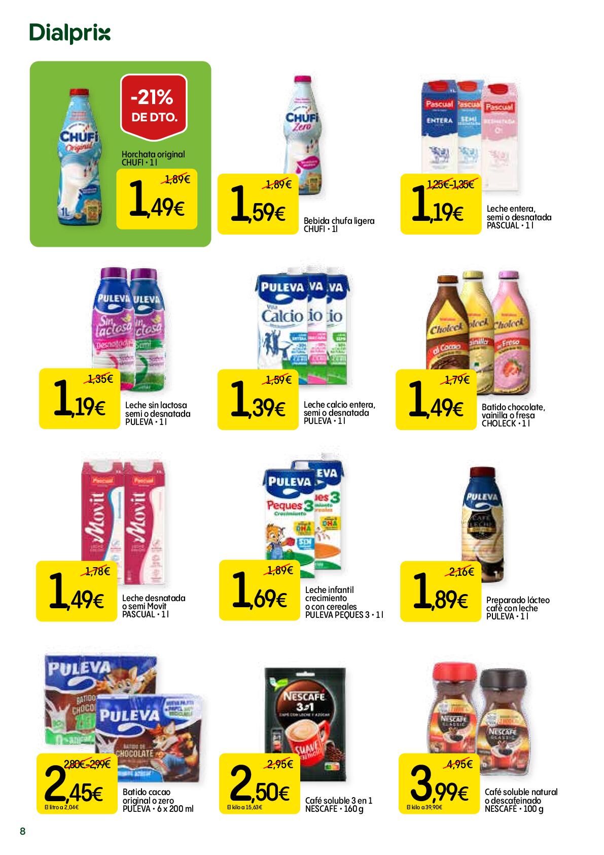 Ofertas alimentación Dialprix. Página 08