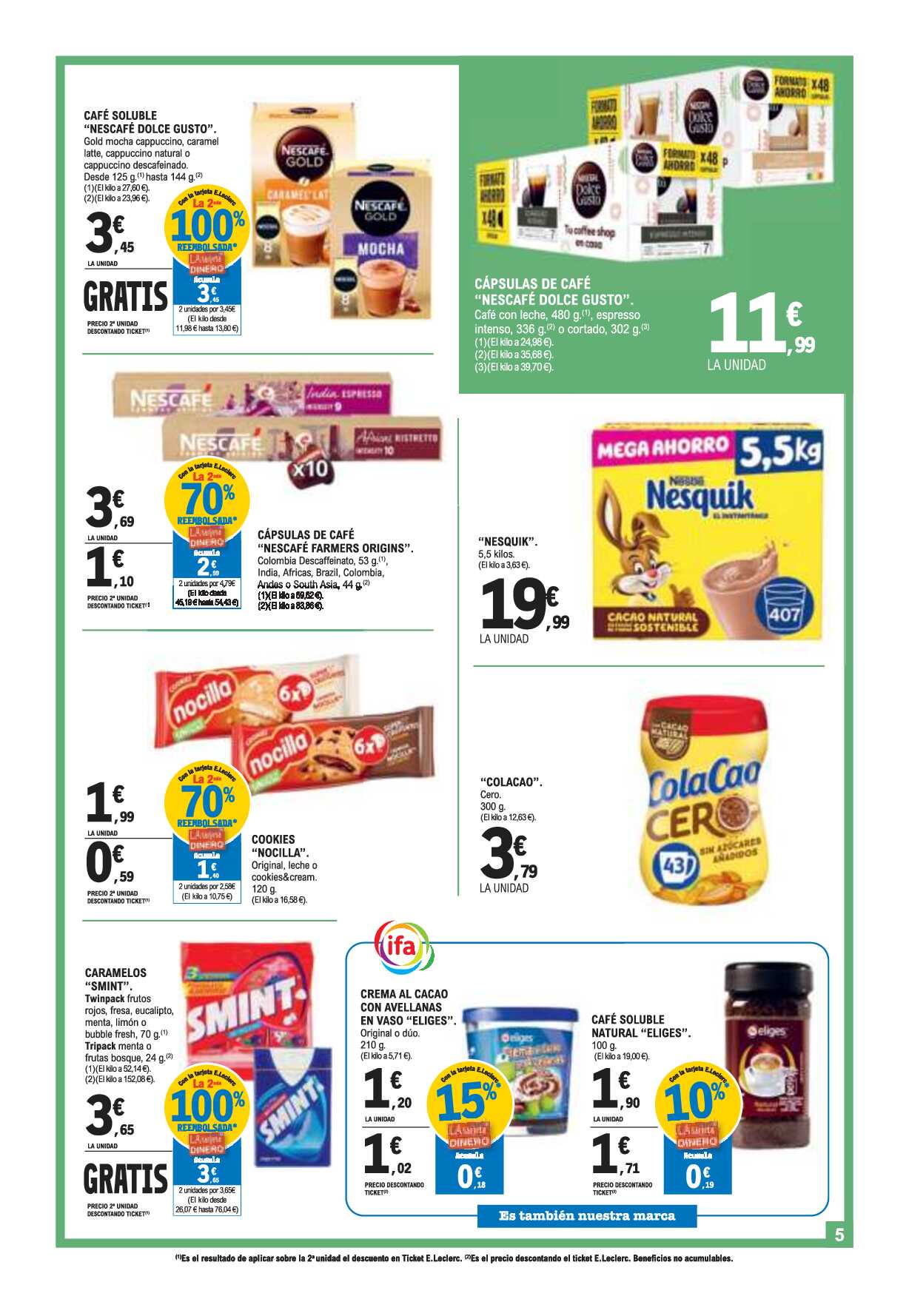Catálogo de ofertas E. Leclerc. Página 05
