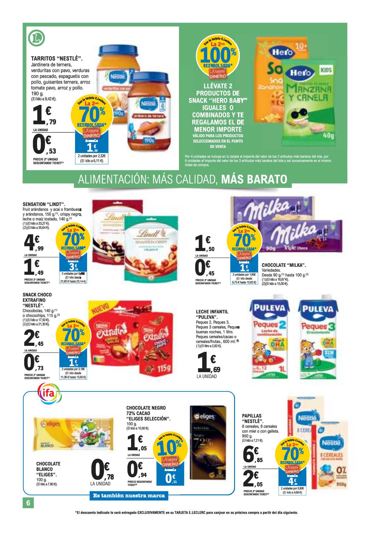Catálogo de ofertas E. Leclerc. Página 06