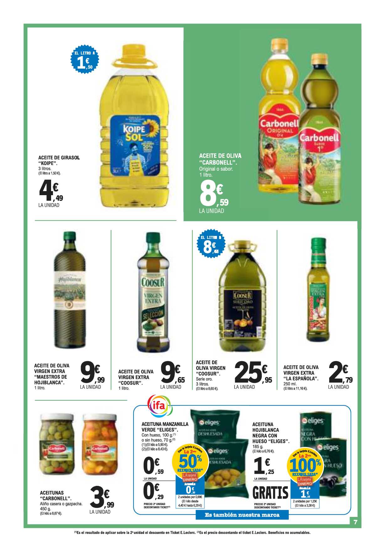 Catálogo de ofertas E. Leclerc. Página 07