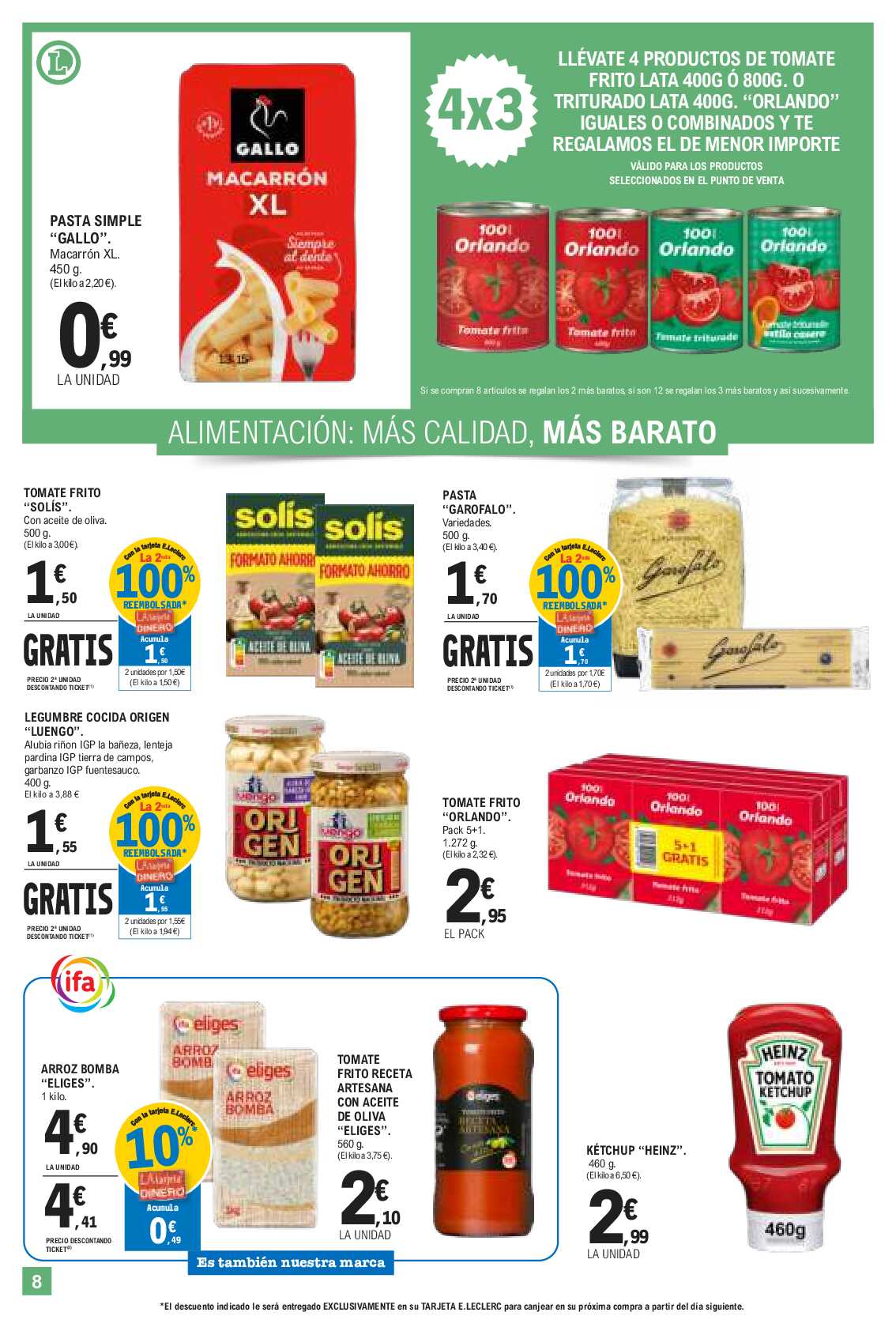 Catálogo de ofertas E. Leclerc. Página 08