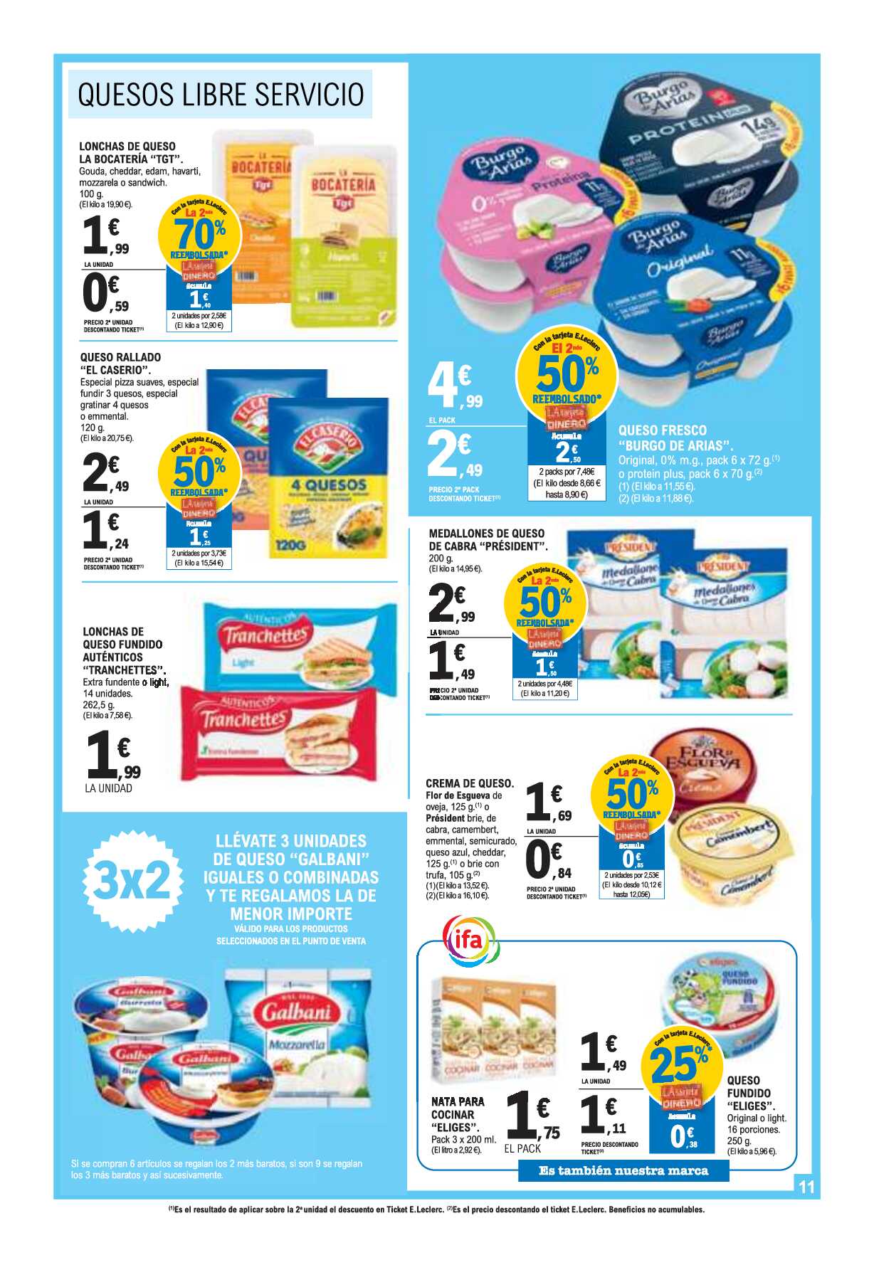 Catálogo de ofertas E. Leclerc. Página 11
