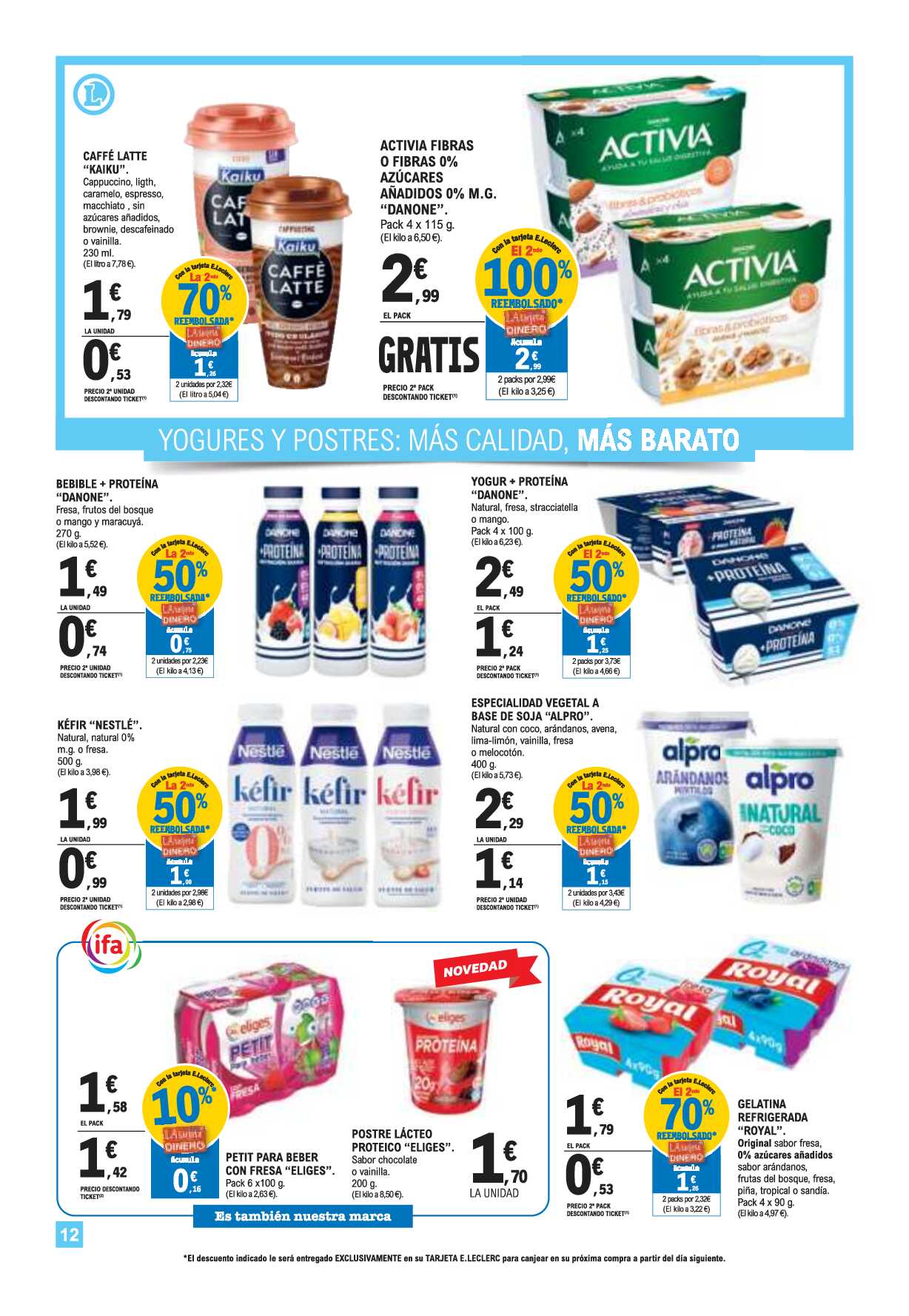 Catálogo de ofertas E. Leclerc. Página 12