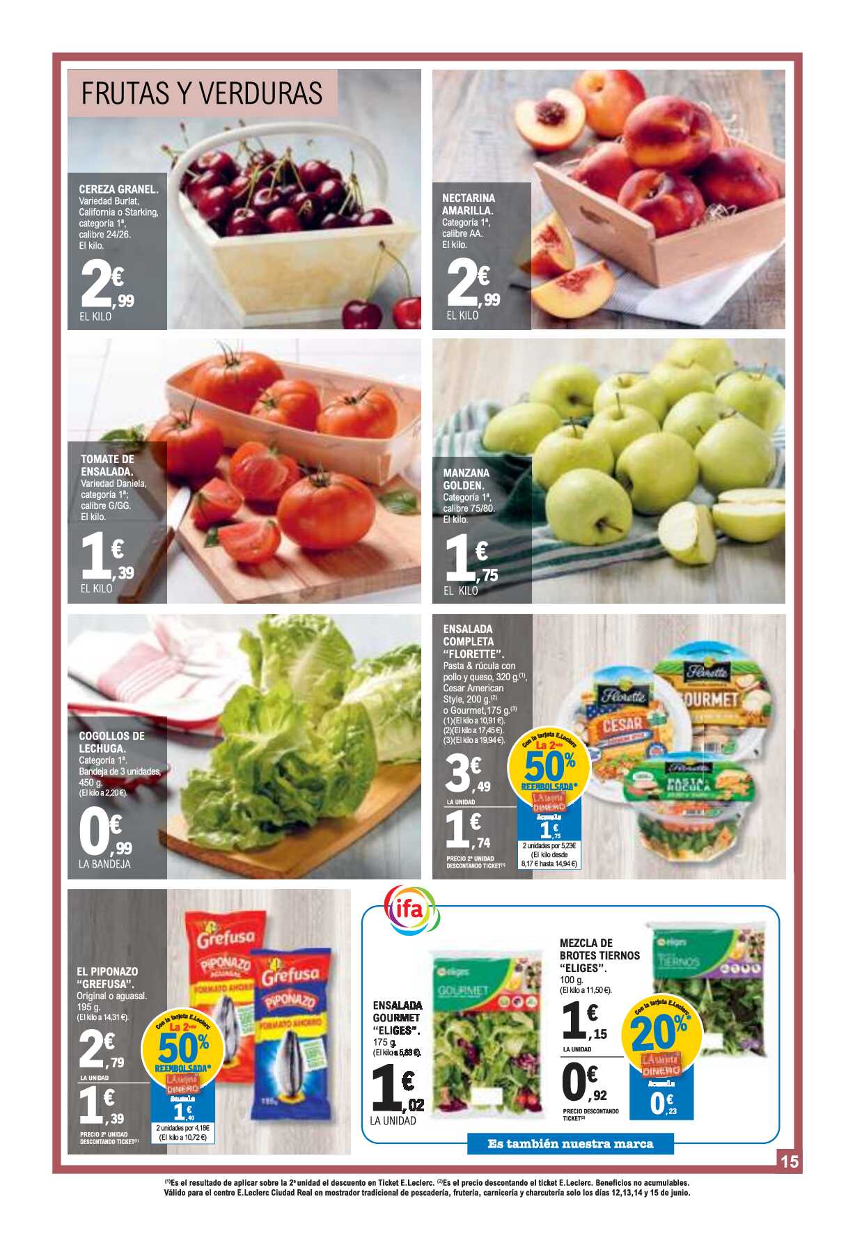 Catálogo de ofertas E. Leclerc. Página 15