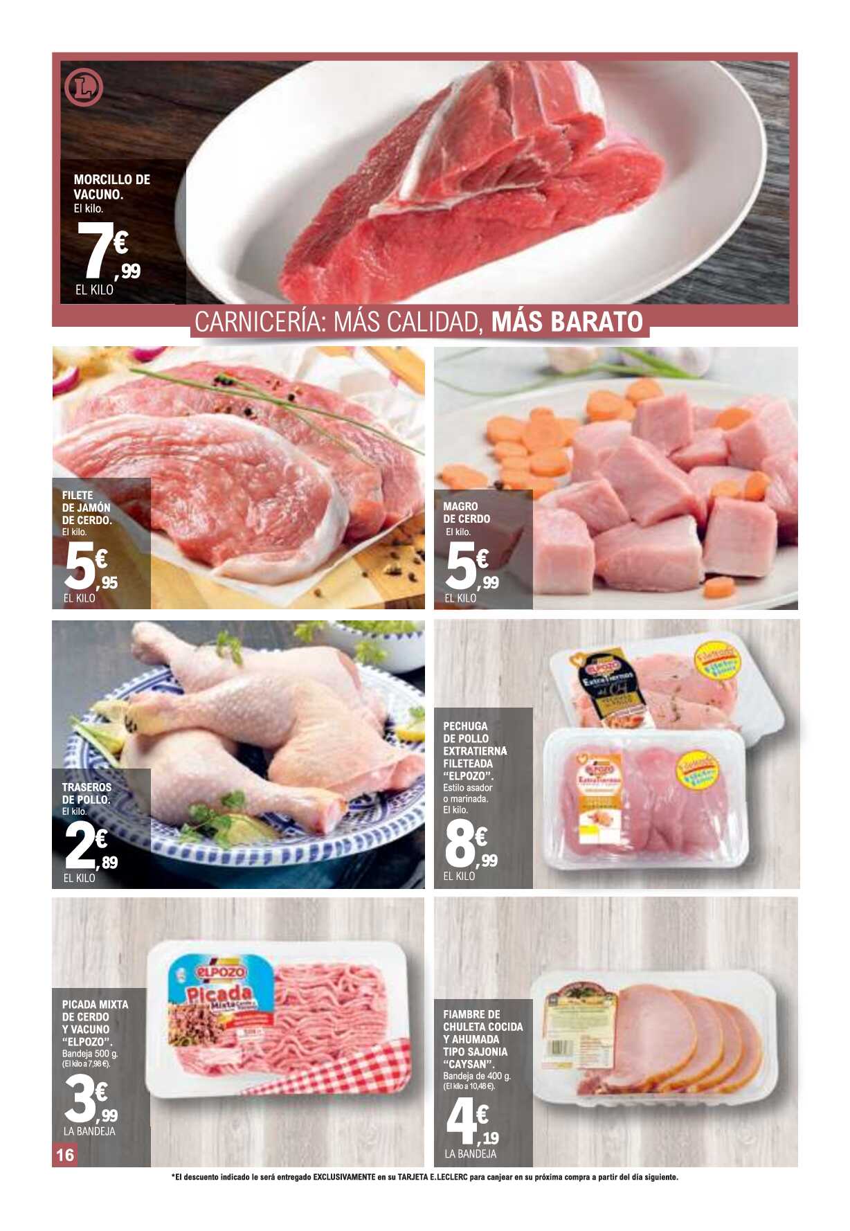 Catálogo de ofertas E. Leclerc. Página 16