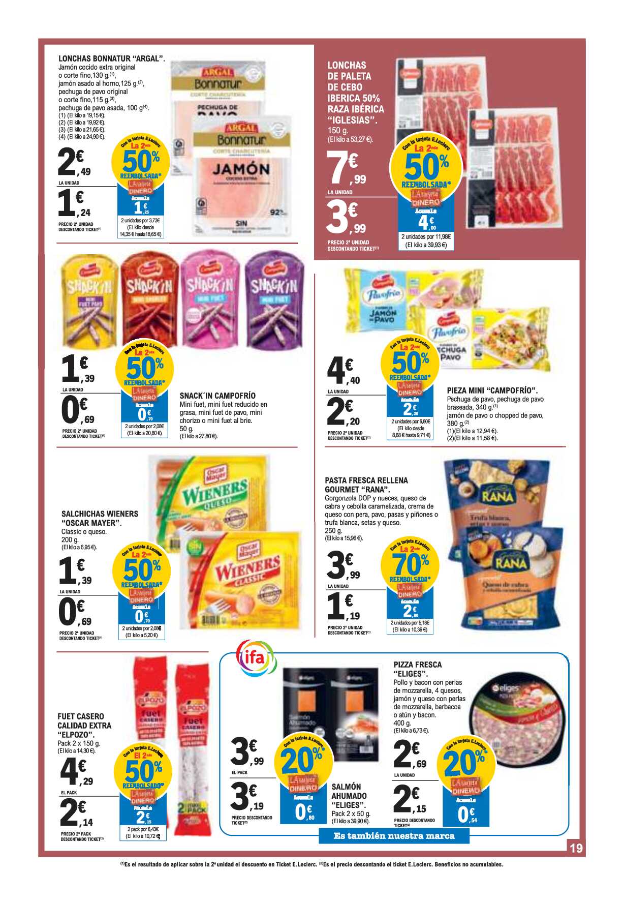 Catálogo de ofertas E. Leclerc. Página 19