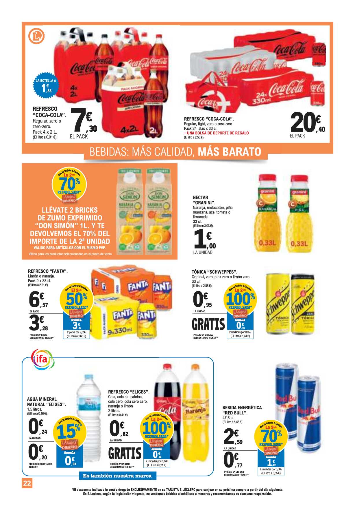 Catálogo de ofertas E. Leclerc. Página 22