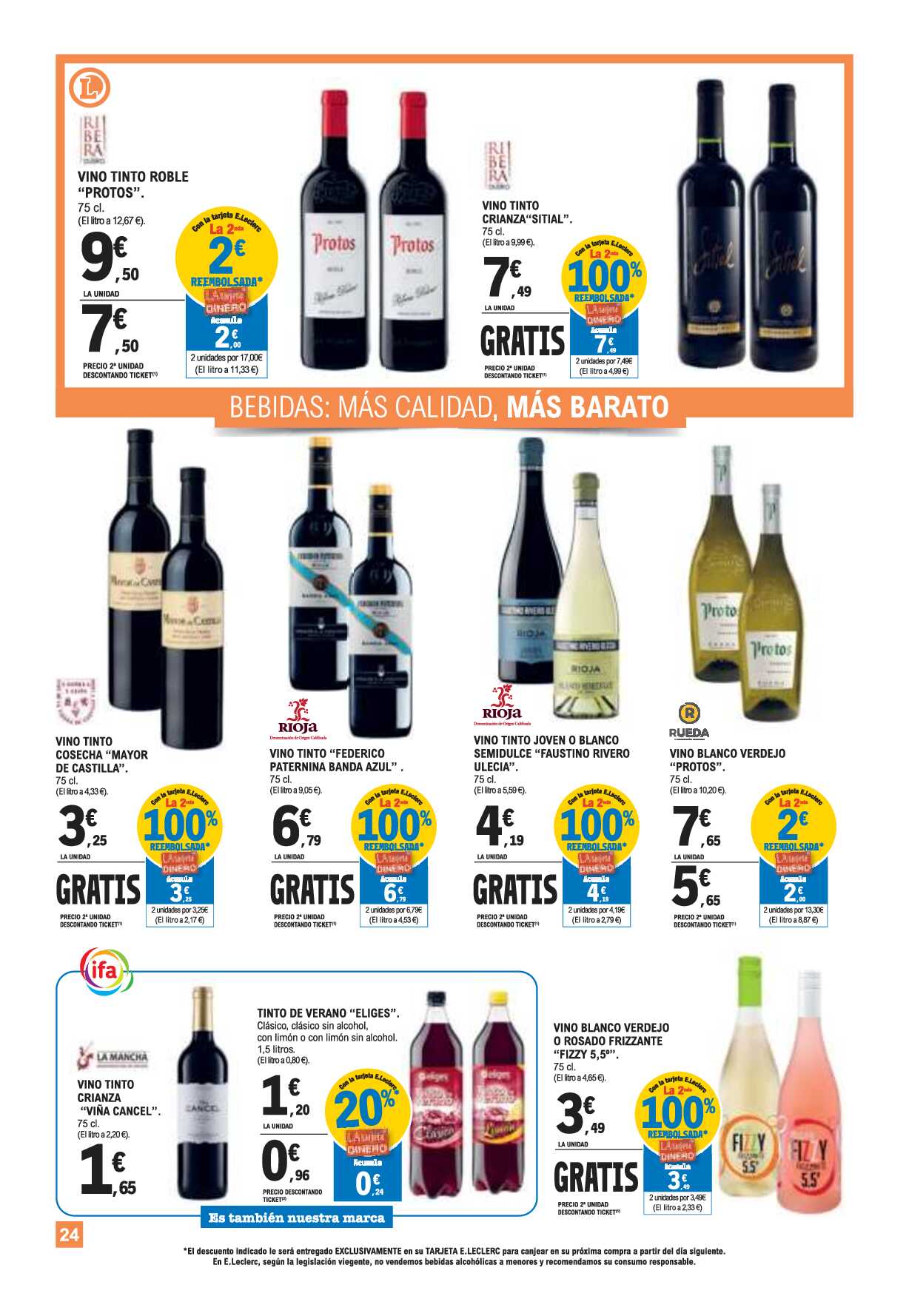 Catálogo de ofertas E. Leclerc. Página 24