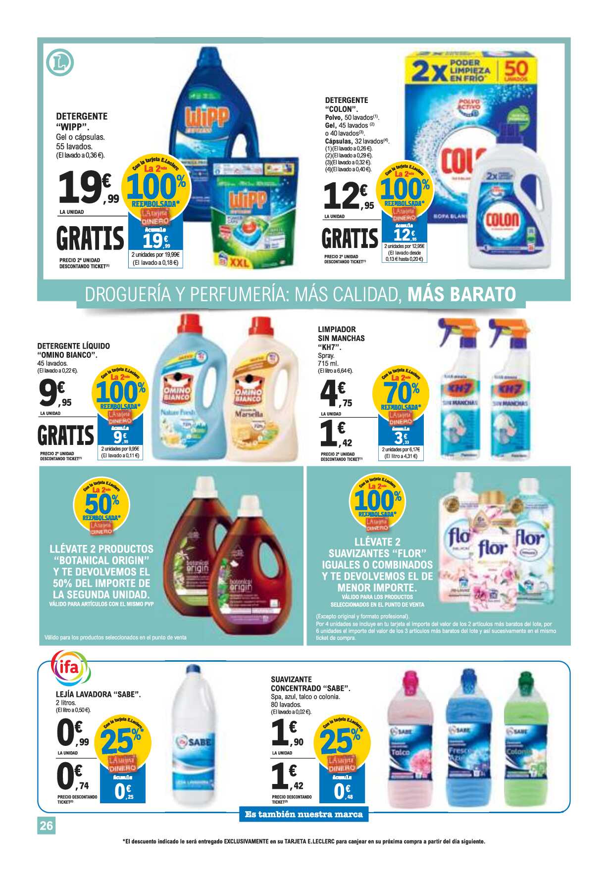 Catálogo de ofertas E. Leclerc. Página 26