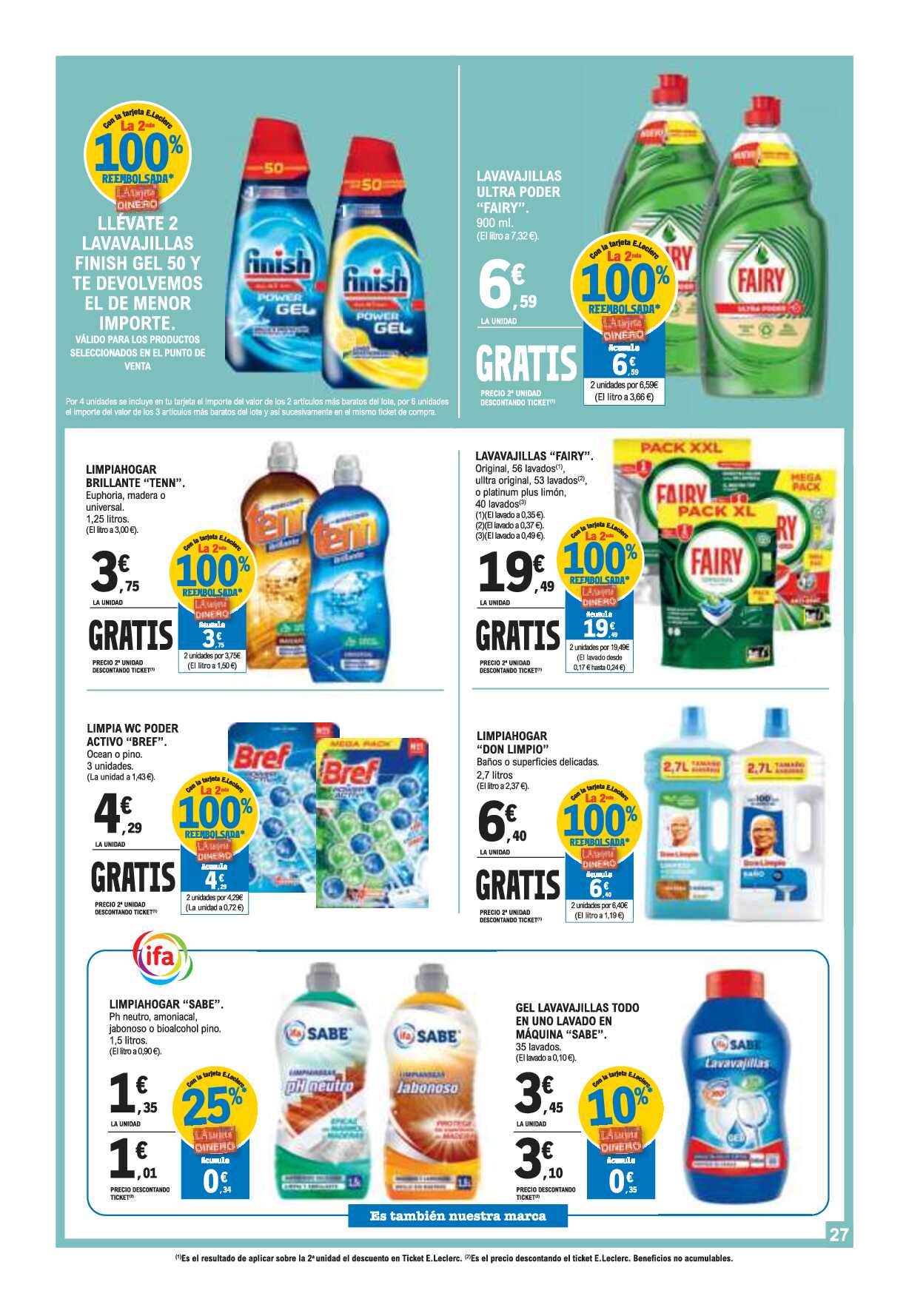 Catálogo de ofertas E. Leclerc. Página 27