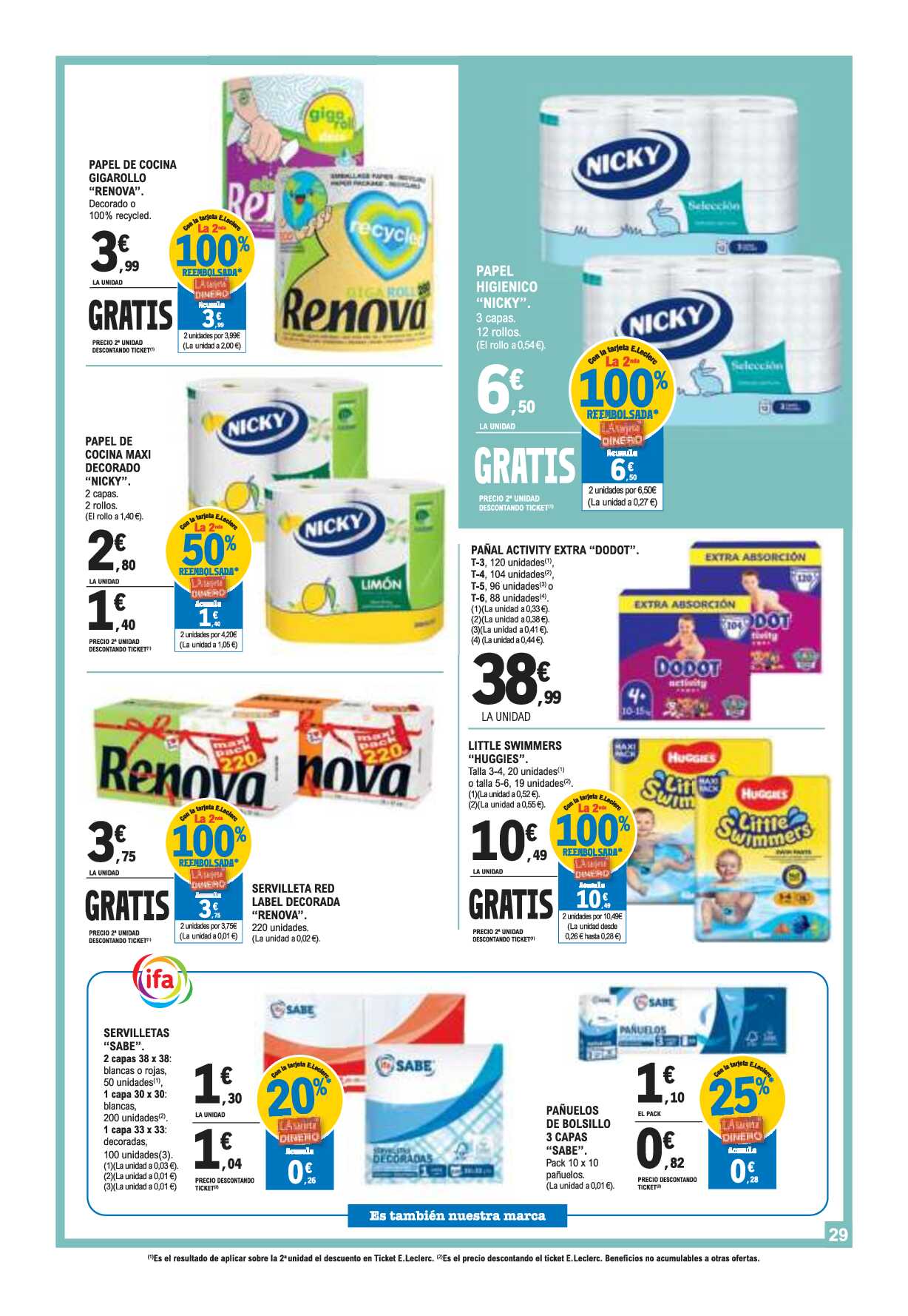 Catálogo de ofertas E. Leclerc. Página 29