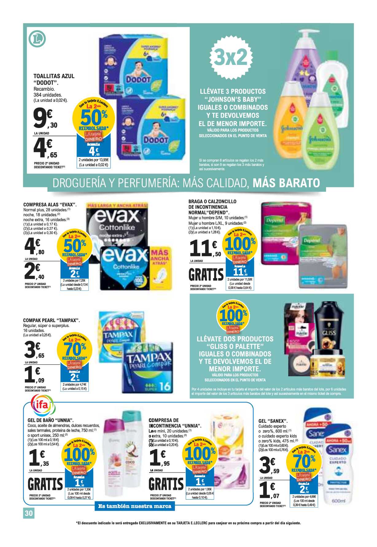 Catálogo de ofertas E. Leclerc. Página 30