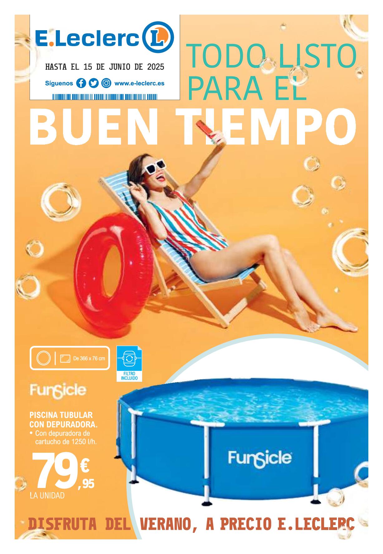 Disfruta al aire libre E. Leclerc. Página 01