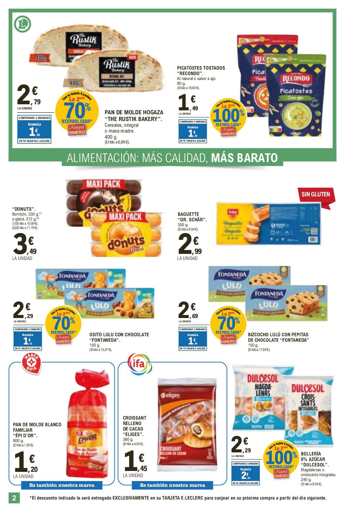 Más calidad, más barato E. Leclerc. Página 02