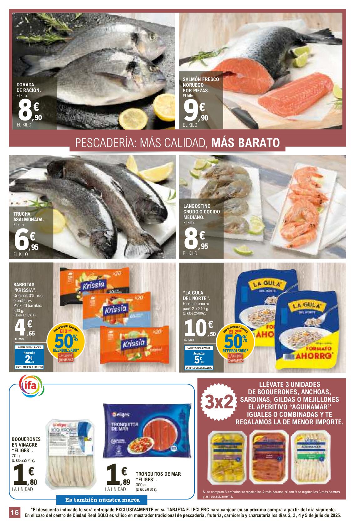 Más calidad, más barato E. Leclerc. Página 16